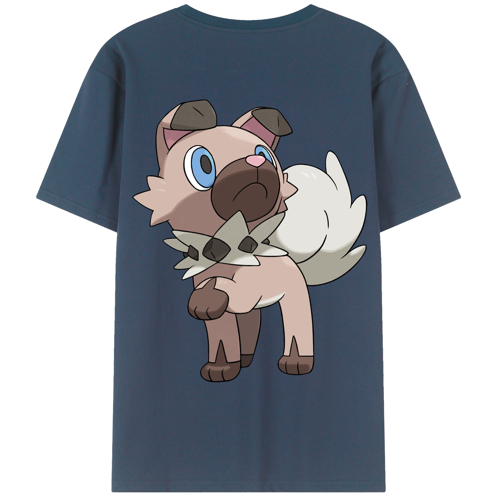 （画像用） ポケットモンスター Pokémon 綿100％ メンズ半袖Tシャツ（バックプリント） 通気性