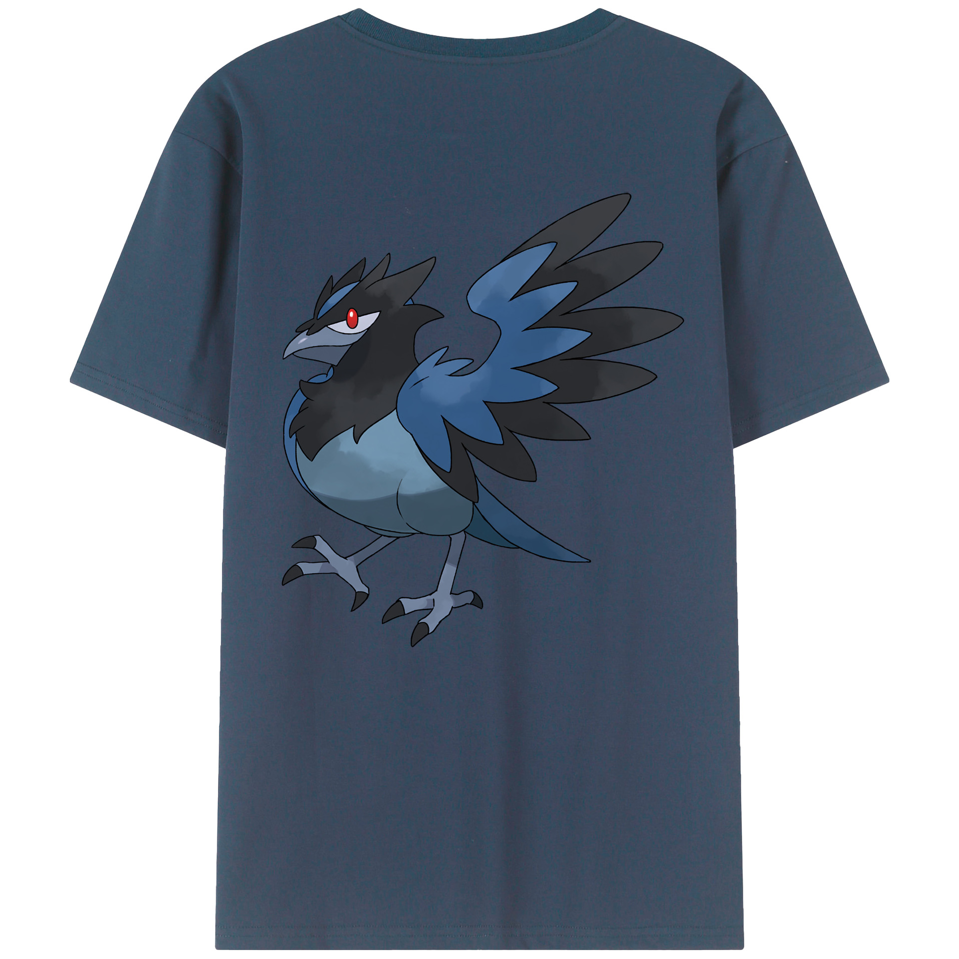 （画像用） ポケットモンスター Pokémon 綿100％ メンズ半袖Tシャツ（バックプリント） 通気性