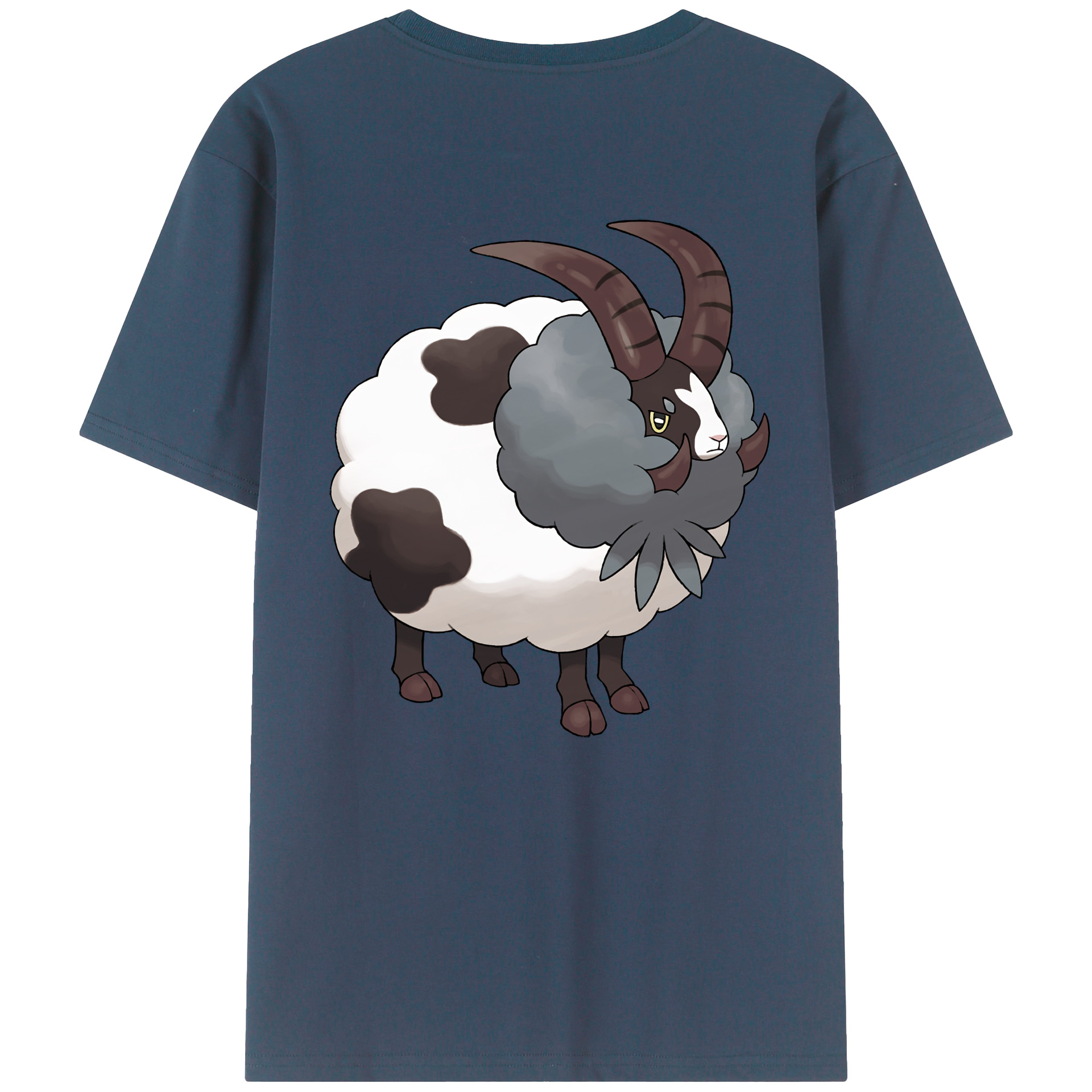 （画像用） ポケットモンスター Pokémon 綿100％ メンズ半袖Tシャツ（バックプリント） 通気性