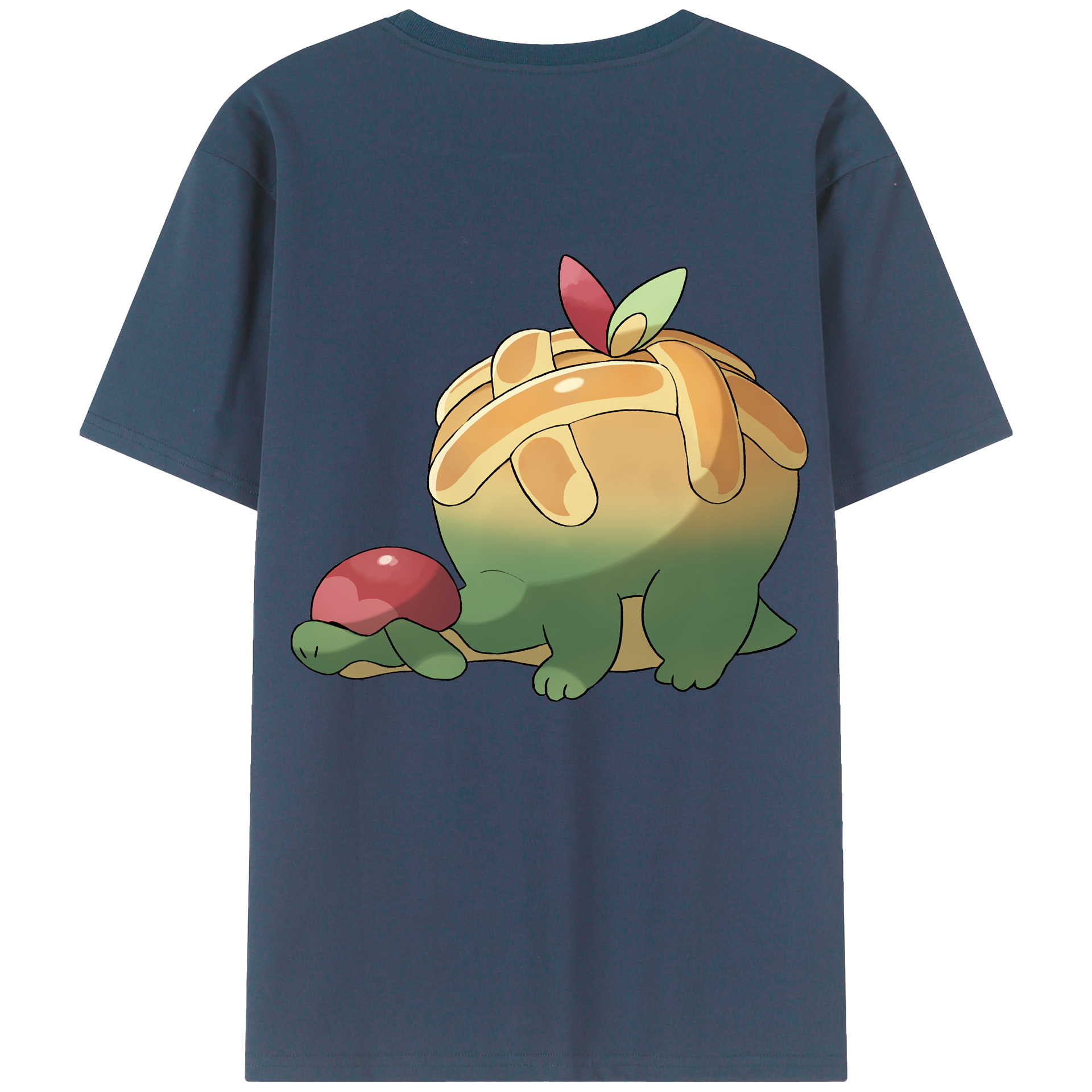 （画像用） ポケットモンスター Pokémon 綿100％ メンズ半袖Tシャツ（バックプリント） 通気性