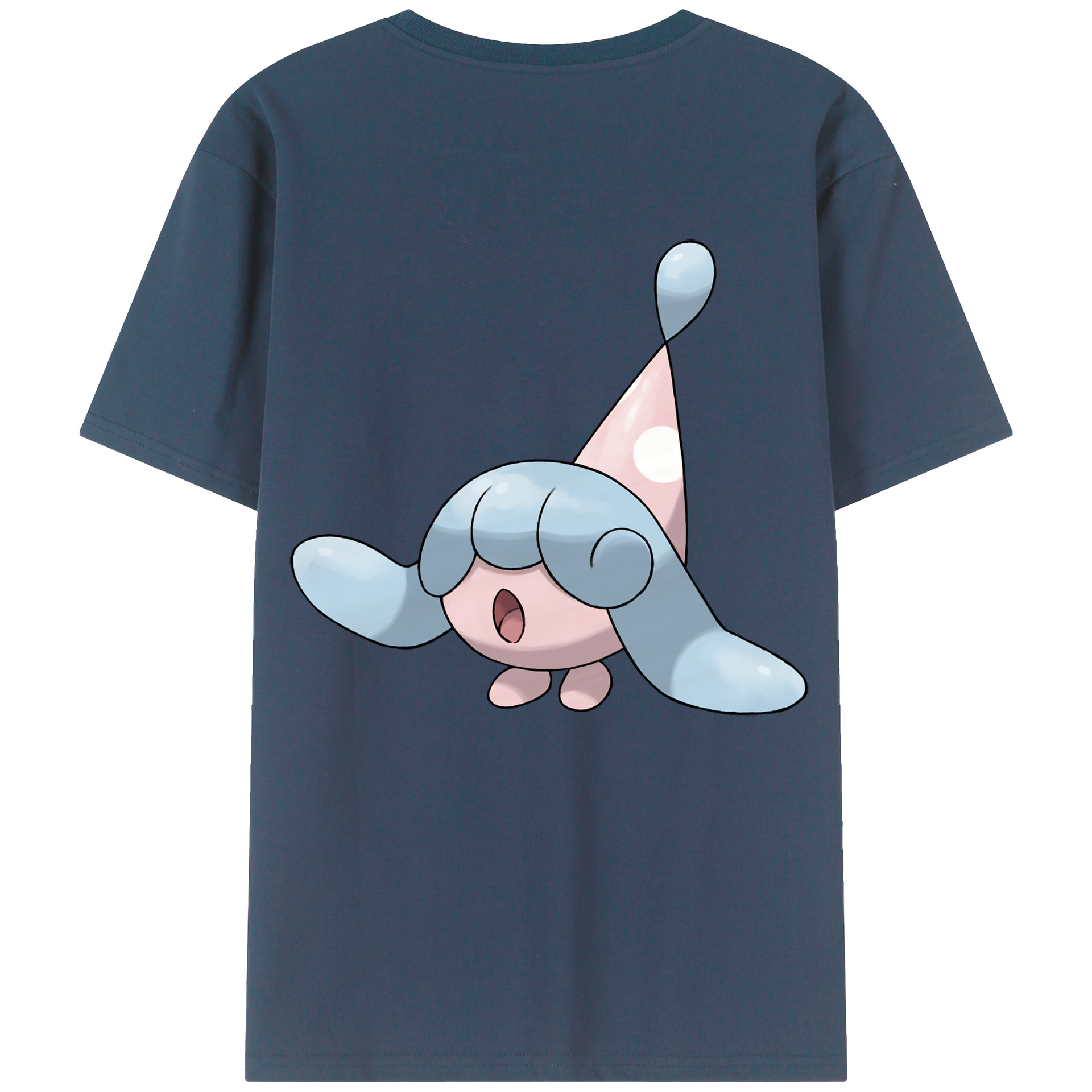 （画像用） ポケットモンスター Pokémon 綿100％ メンズ半袖Tシャツ（バックプリント） 通気性