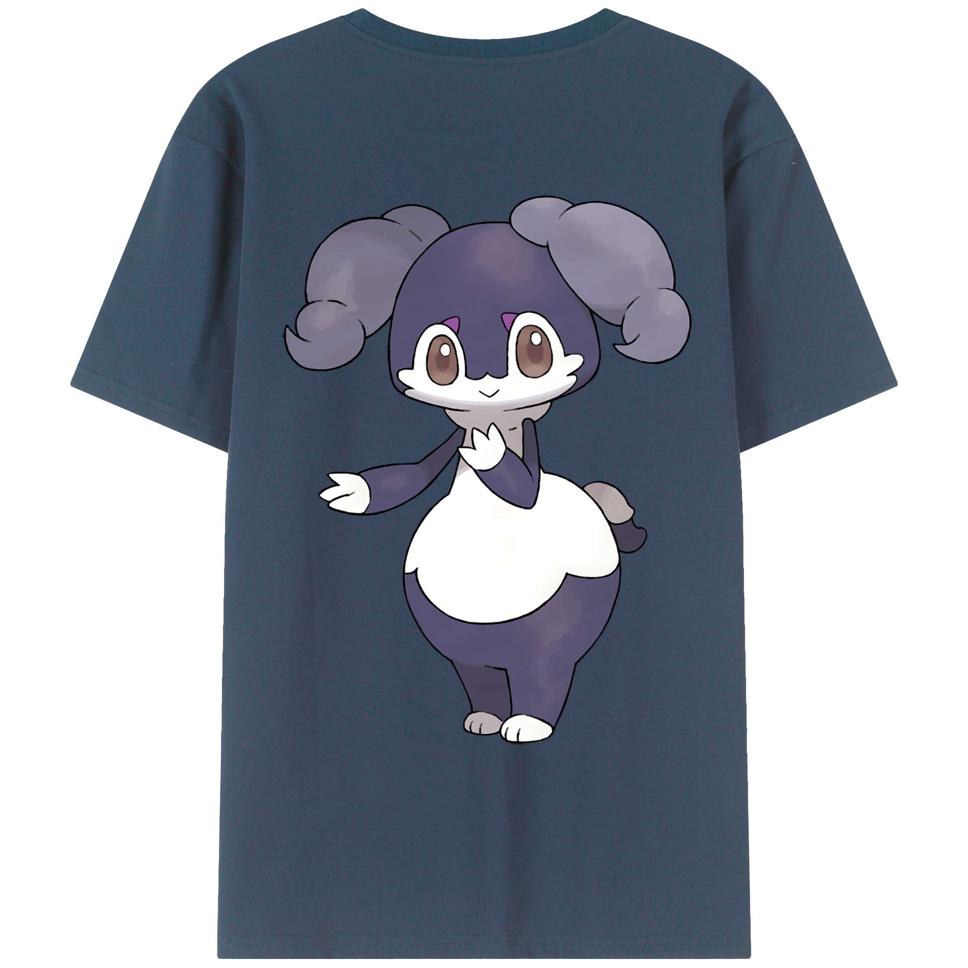 （画像用） ポケットモンスター Pokémon 綿100％ メンズ半袖Tシャツ（バックプリント） 通気性