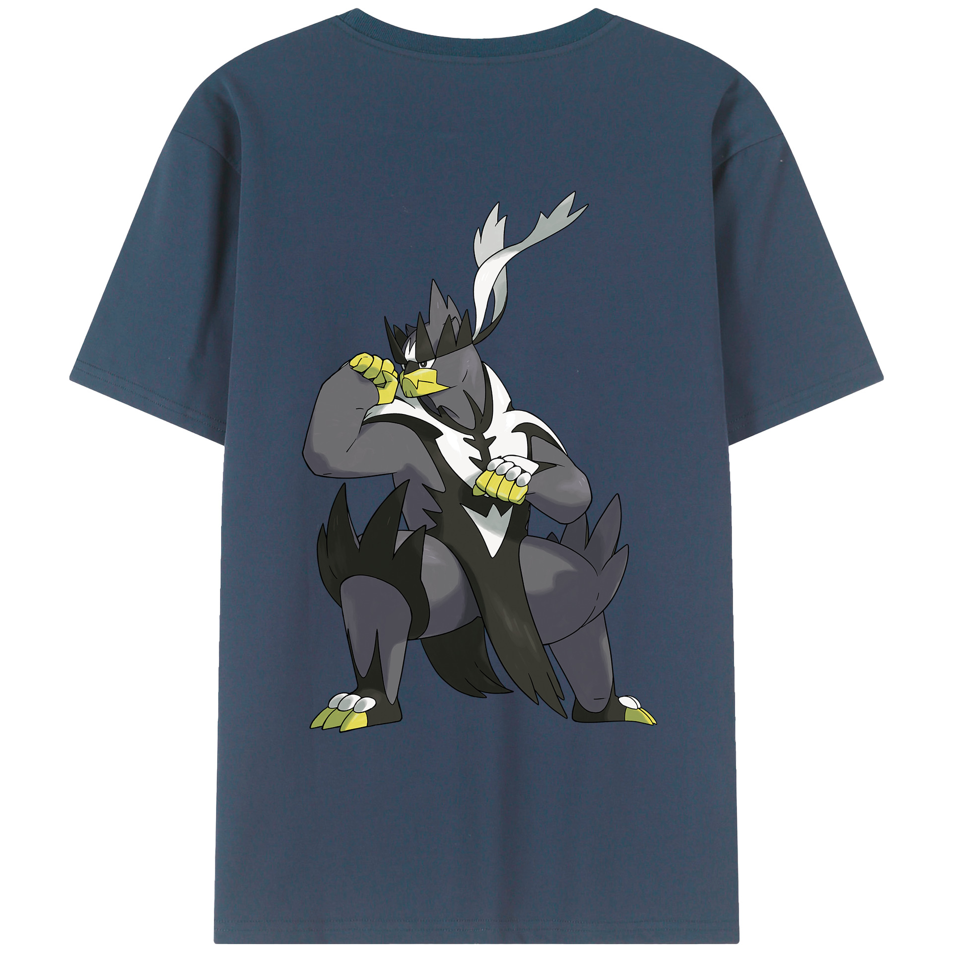 （画像用） ポケットモンスター Pokémon 綿100％ メンズ半袖Tシャツ（バックプリント） 通気性