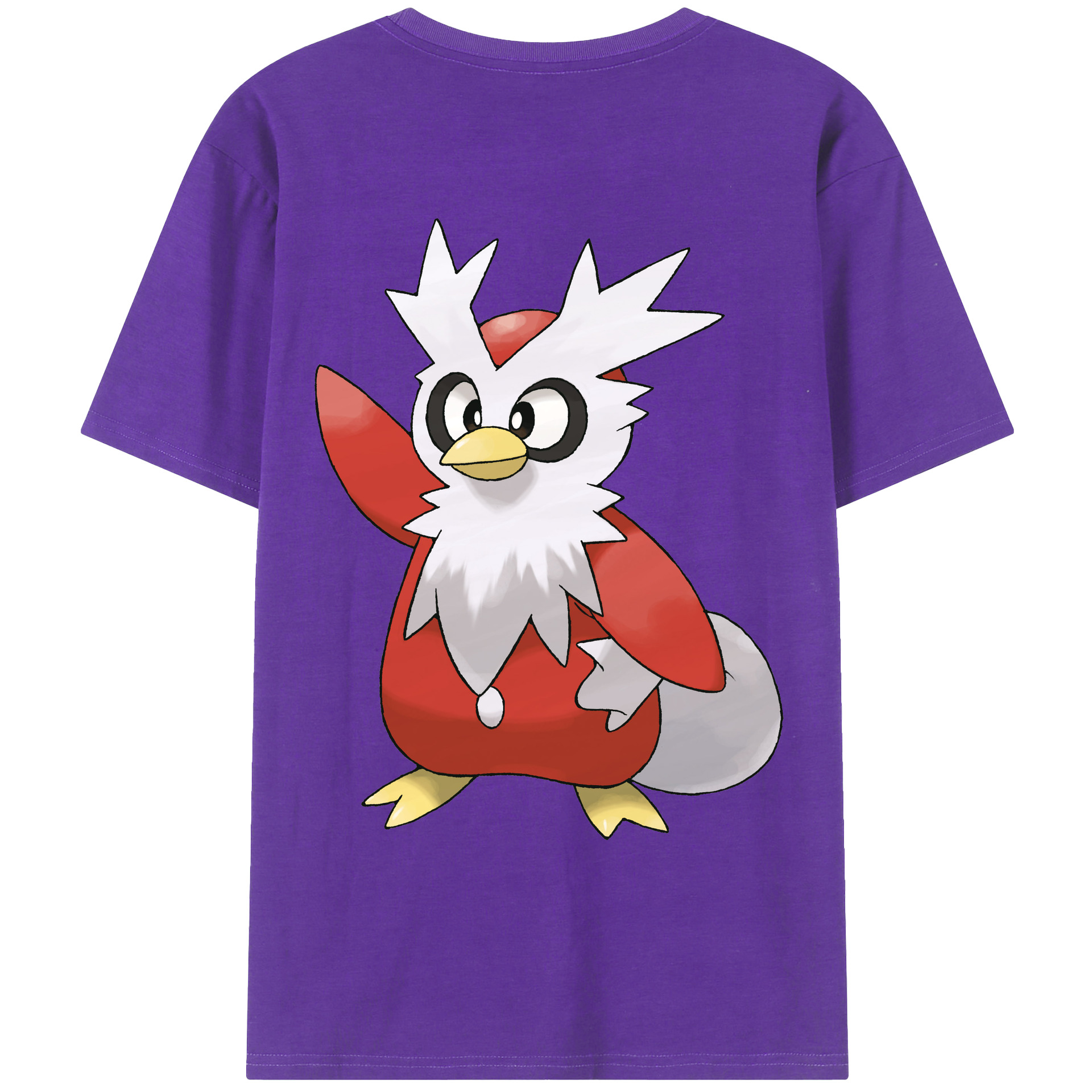 （画像用） ポケットモンスター Pokémon 綿100％ メンズ半袖Tシャツ（バックプリント） 通気性