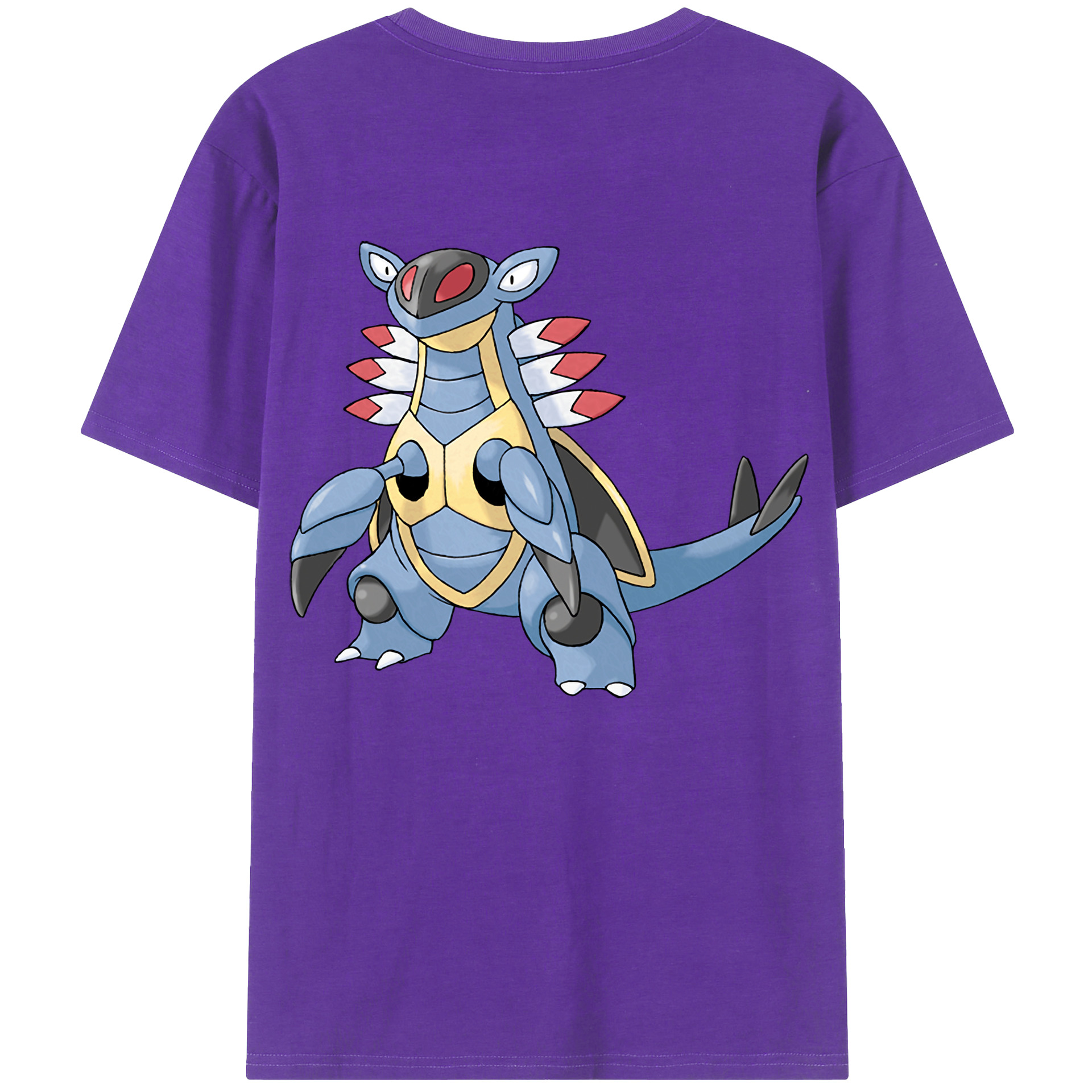（画像用） ポケットモンスター Pokémon 綿100％ メンズ半袖Tシャツ（バックプリント） 通気性