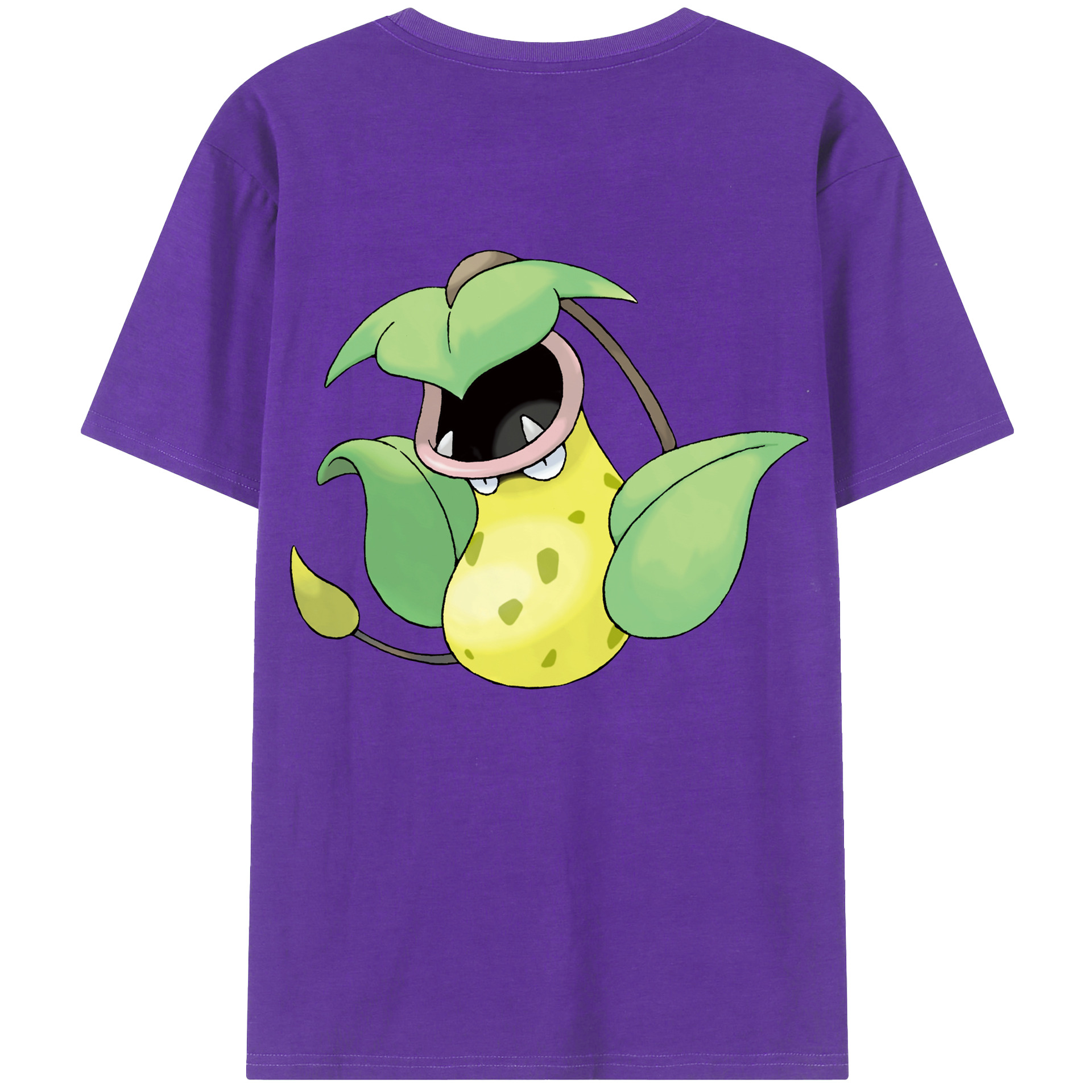 （画像用） ポケットモンスター Pokémon 綿100％ メンズ半袖Tシャツ（バックプリント） 通気性