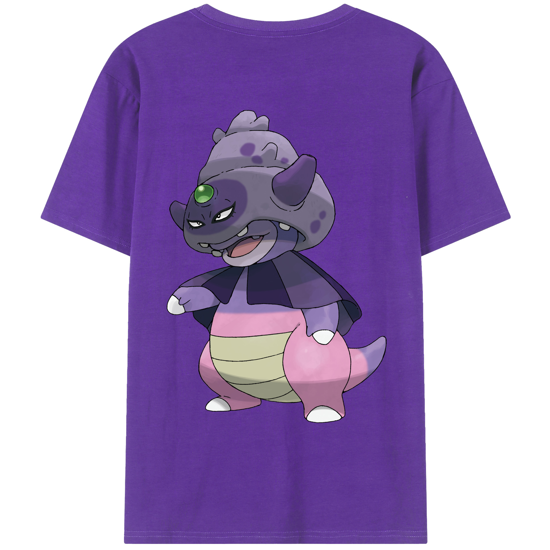 （画像用） ポケットモンスター Pokémon 綿100％ メンズ半袖Tシャツ（バックプリント） 通気性