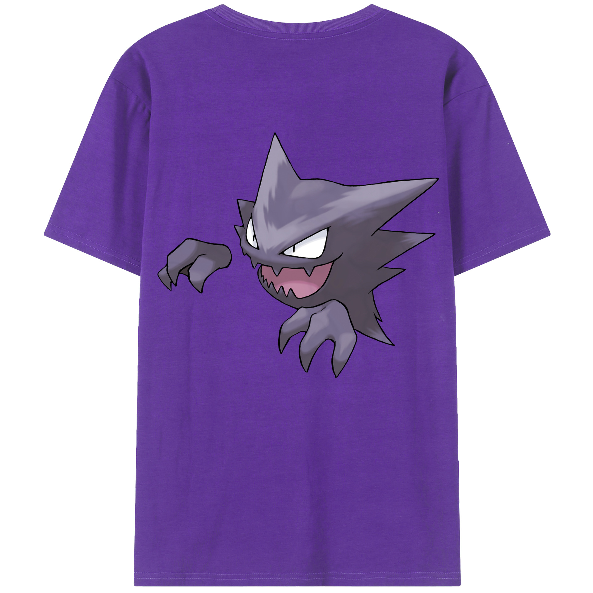 （画像用） ポケットモンスター Pokémon 綿100％ メンズ半袖Tシャツ（バックプリント） 通気性