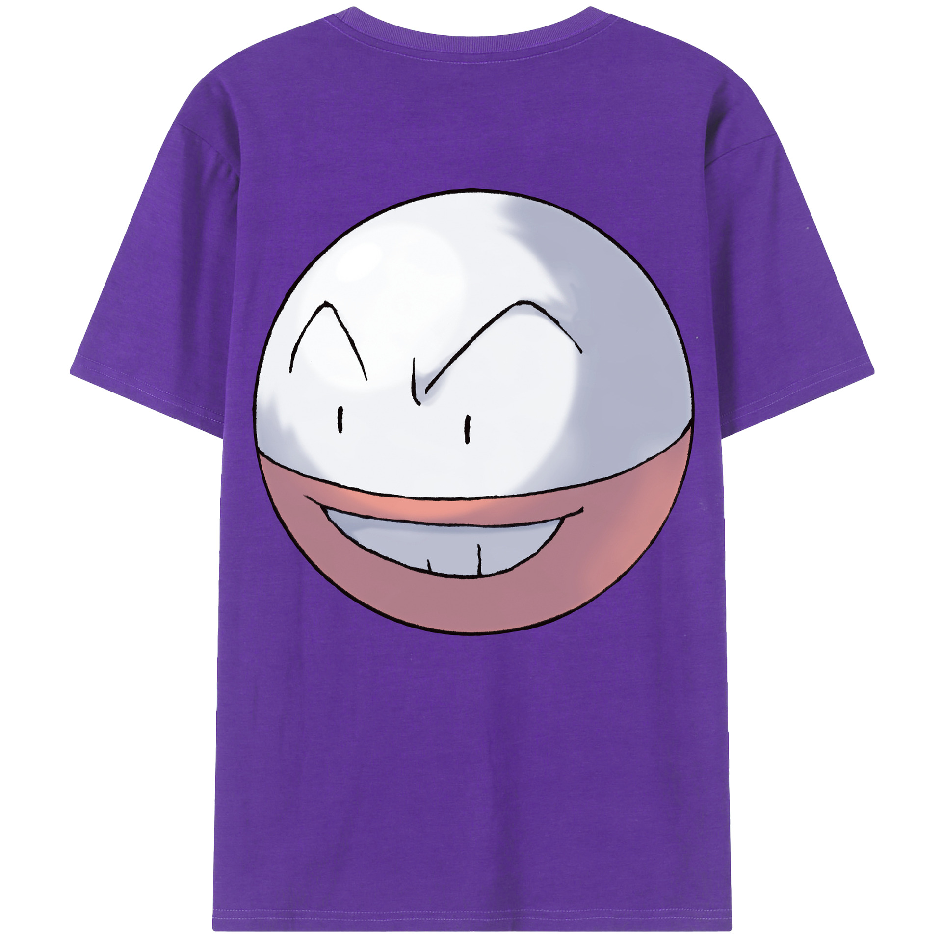 （画像用） ポケットモンスター Pokémon 綿100％ メンズ半袖Tシャツ（バックプリント） 通気性