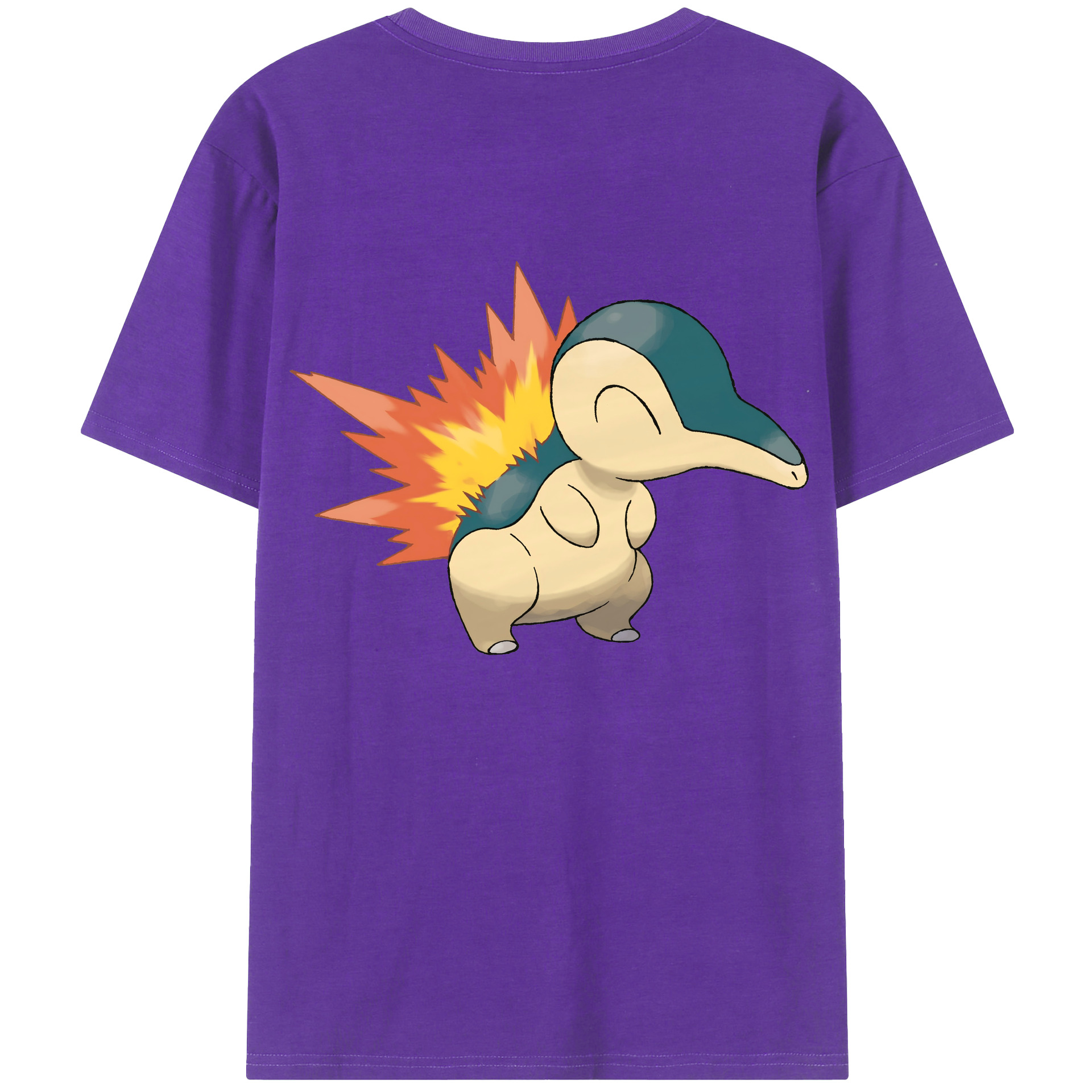（画像用） ポケットモンスター Pokémon 綿100％ メンズ半袖Tシャツ（バックプリント） 通気性