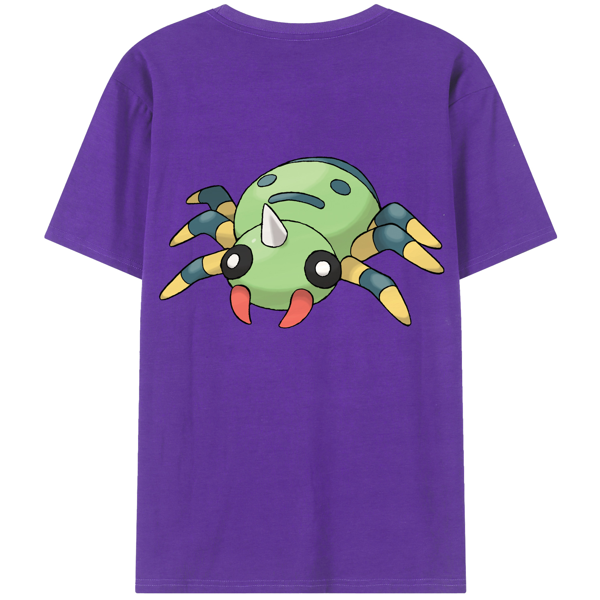 （画像用） ポケットモンスター Pokémon 綿100％ メンズ半袖Tシャツ（バックプリント） 通気性