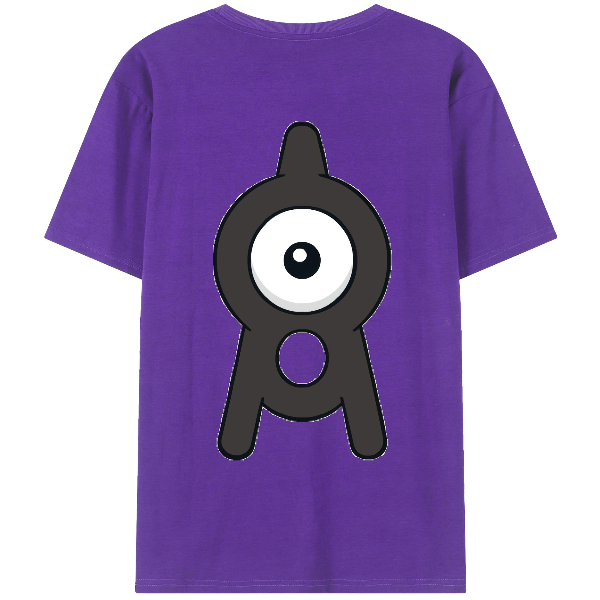 （画像用） ポケットモンスター Pokémon 綿100％ メンズ半袖Tシャツ（バックプリント） 通気性