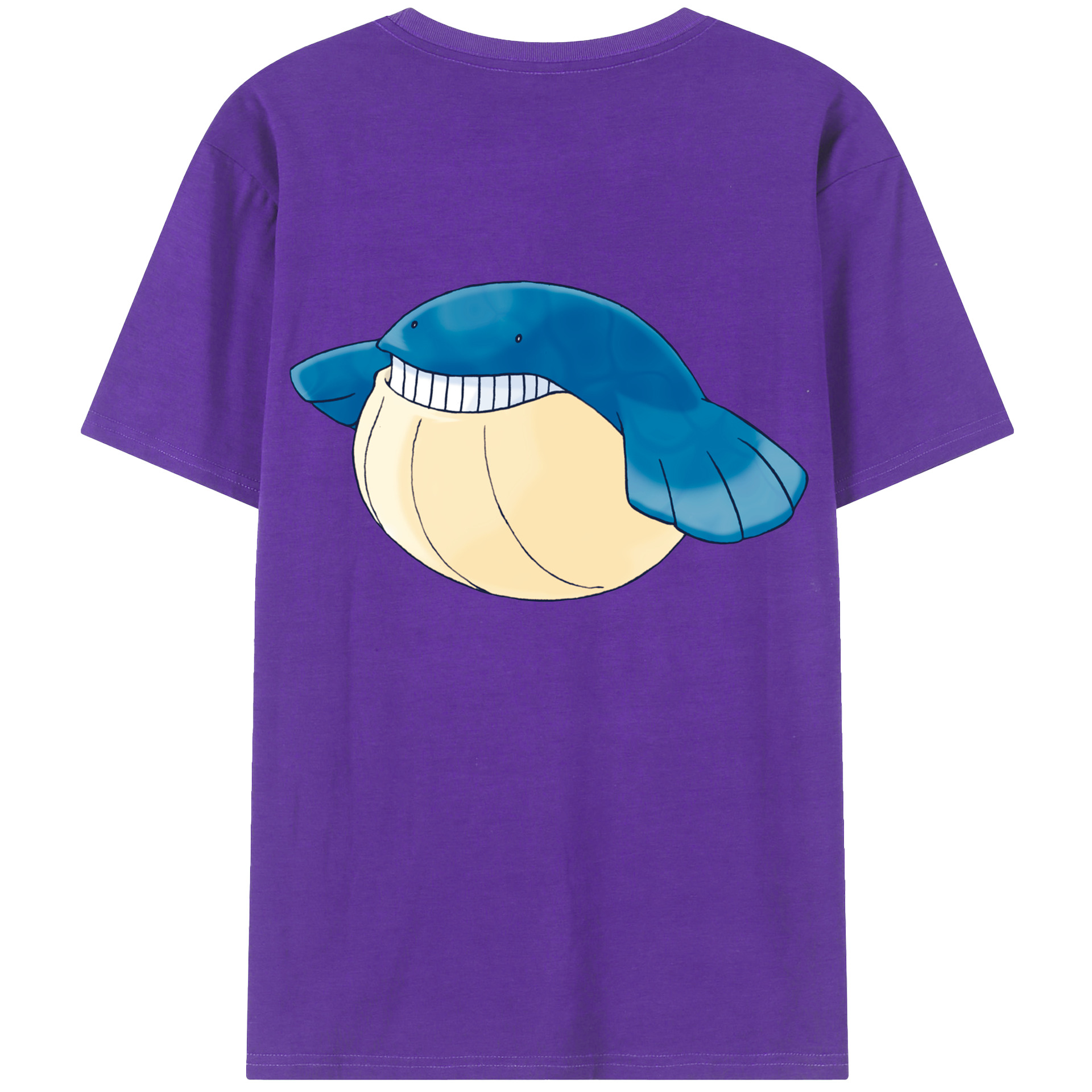 （画像用） ポケットモンスター Pokémon 綿100％ メンズ半袖Tシャツ（バックプリント） 通気性