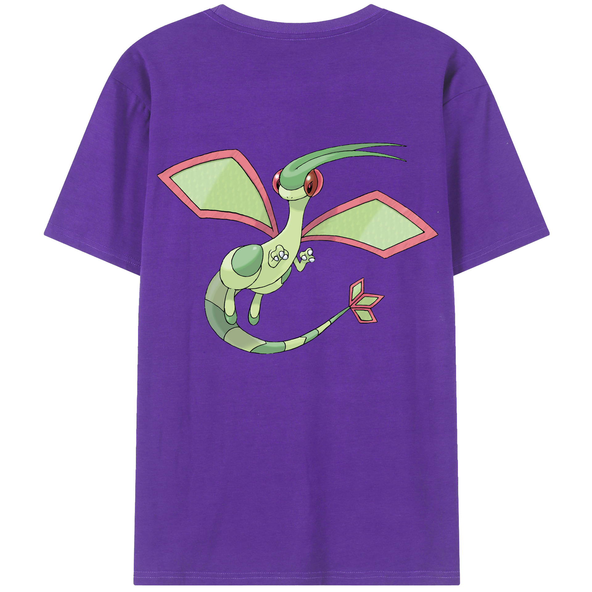 （画像用） ポケットモンスター Pokémon 綿100％ メンズ半袖Tシャツ（バックプリント） 通気性