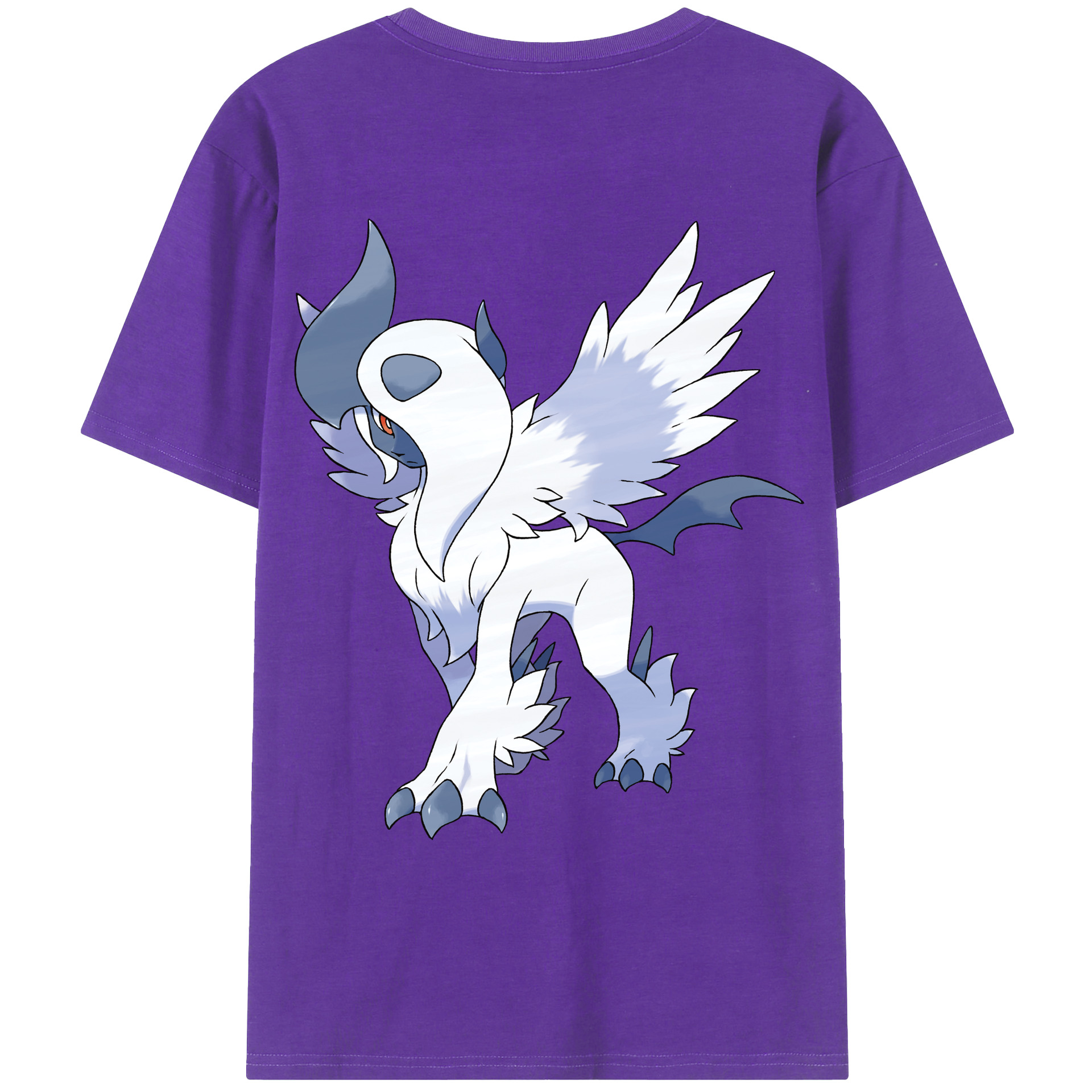 （画像用） ポケットモンスター Pokémon 綿100％ メンズ半袖Tシャツ（バックプリント） 通気性