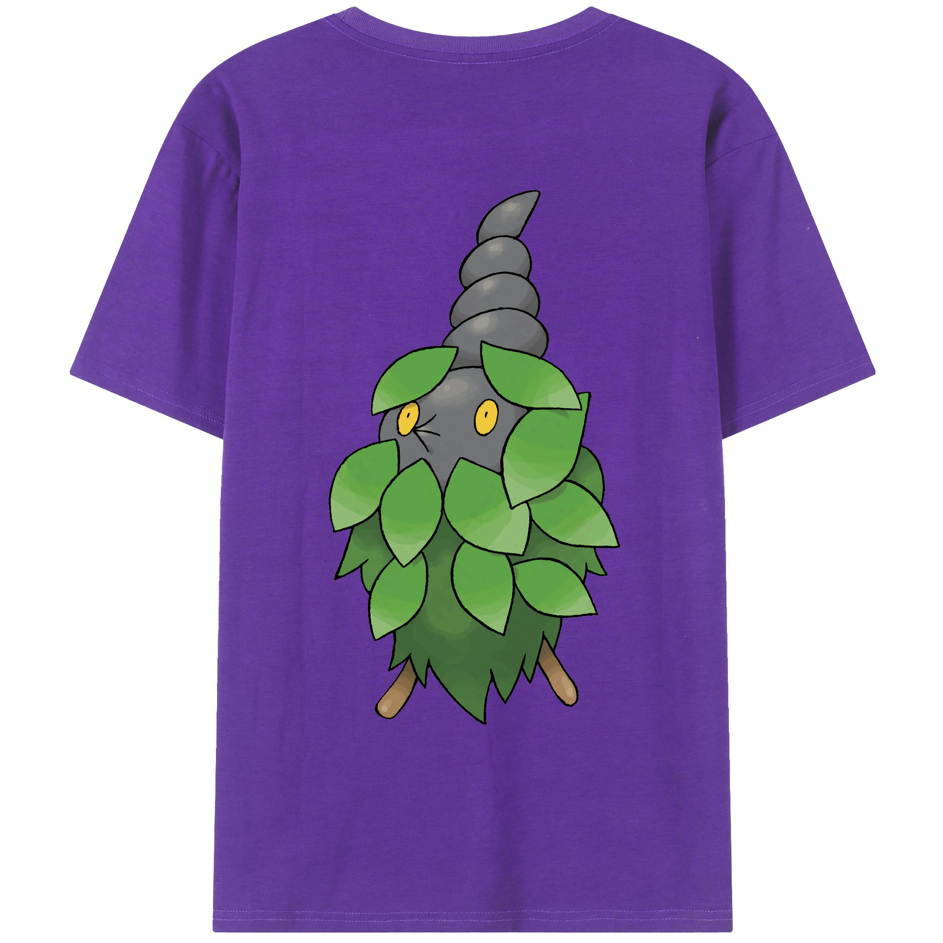 （画像用） ポケットモンスター Pokémon 綿100％ メンズ半袖Tシャツ（バックプリント） 通気性