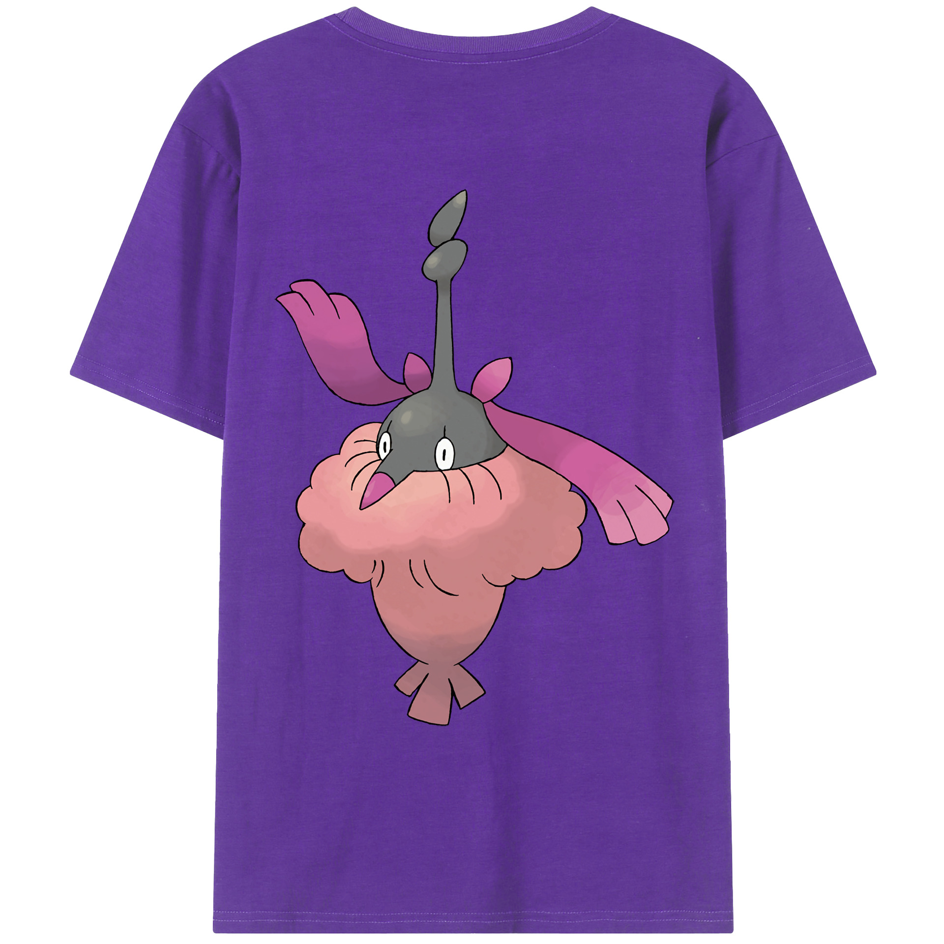 （画像用） ポケットモンスター Pokémon 綿100％ メンズ半袖Tシャツ（バックプリント） 通気性
