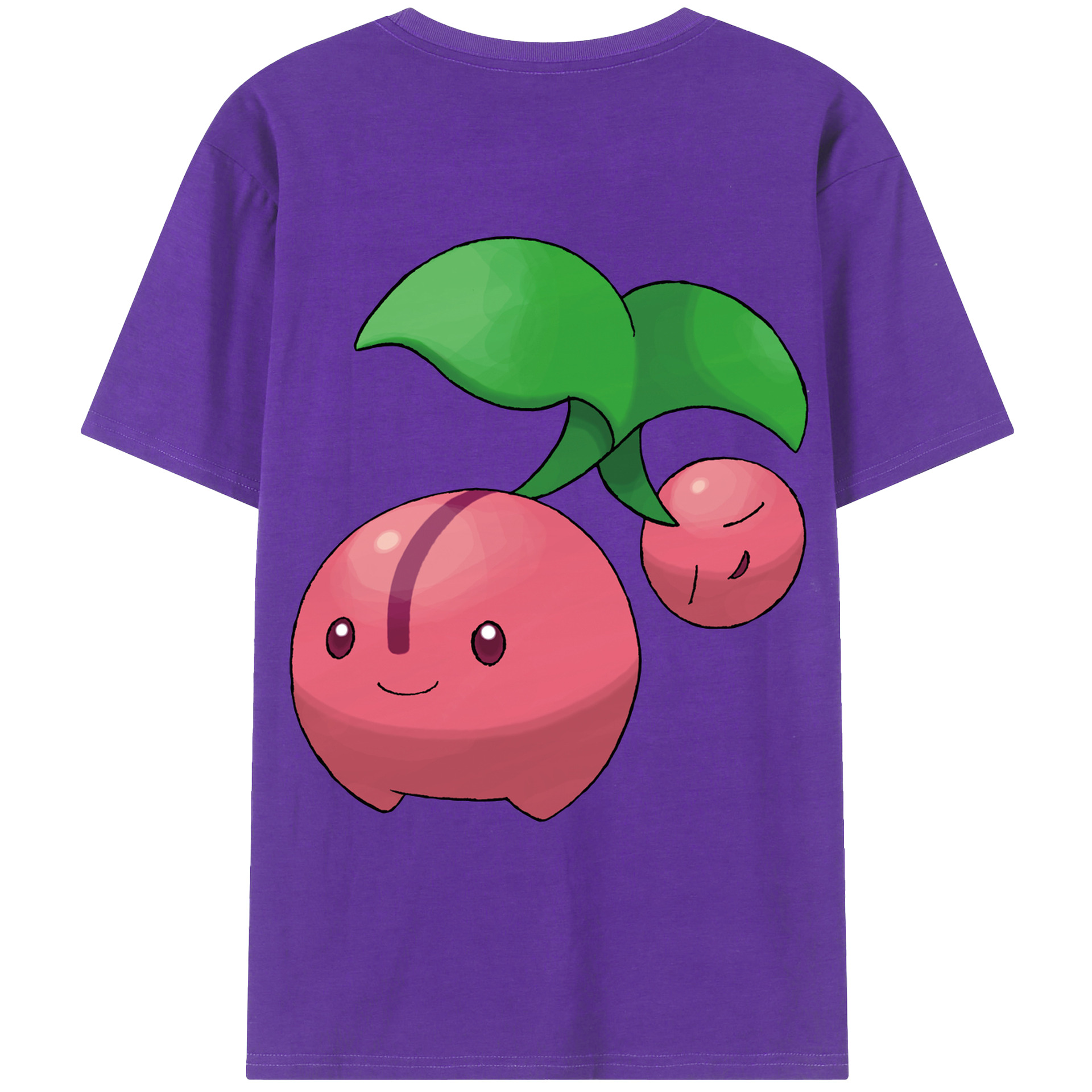 （画像用） ポケットモンスター Pokémon 綿100％ メンズ半袖Tシャツ（バックプリント） 通気性