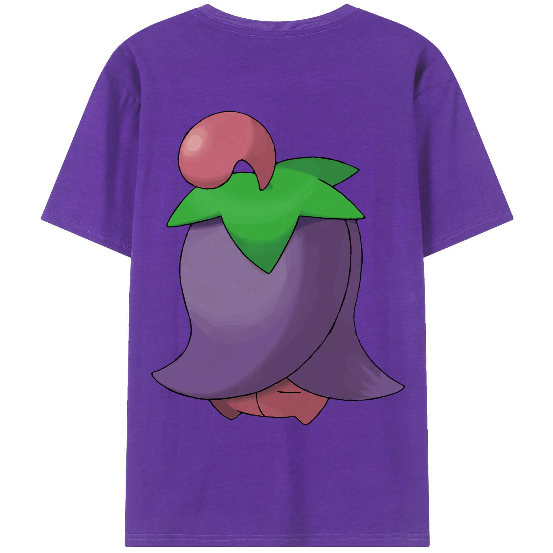 （画像用） ポケットモンスター Pokémon 綿100％ メンズ半袖Tシャツ（バックプリント） 通気性
