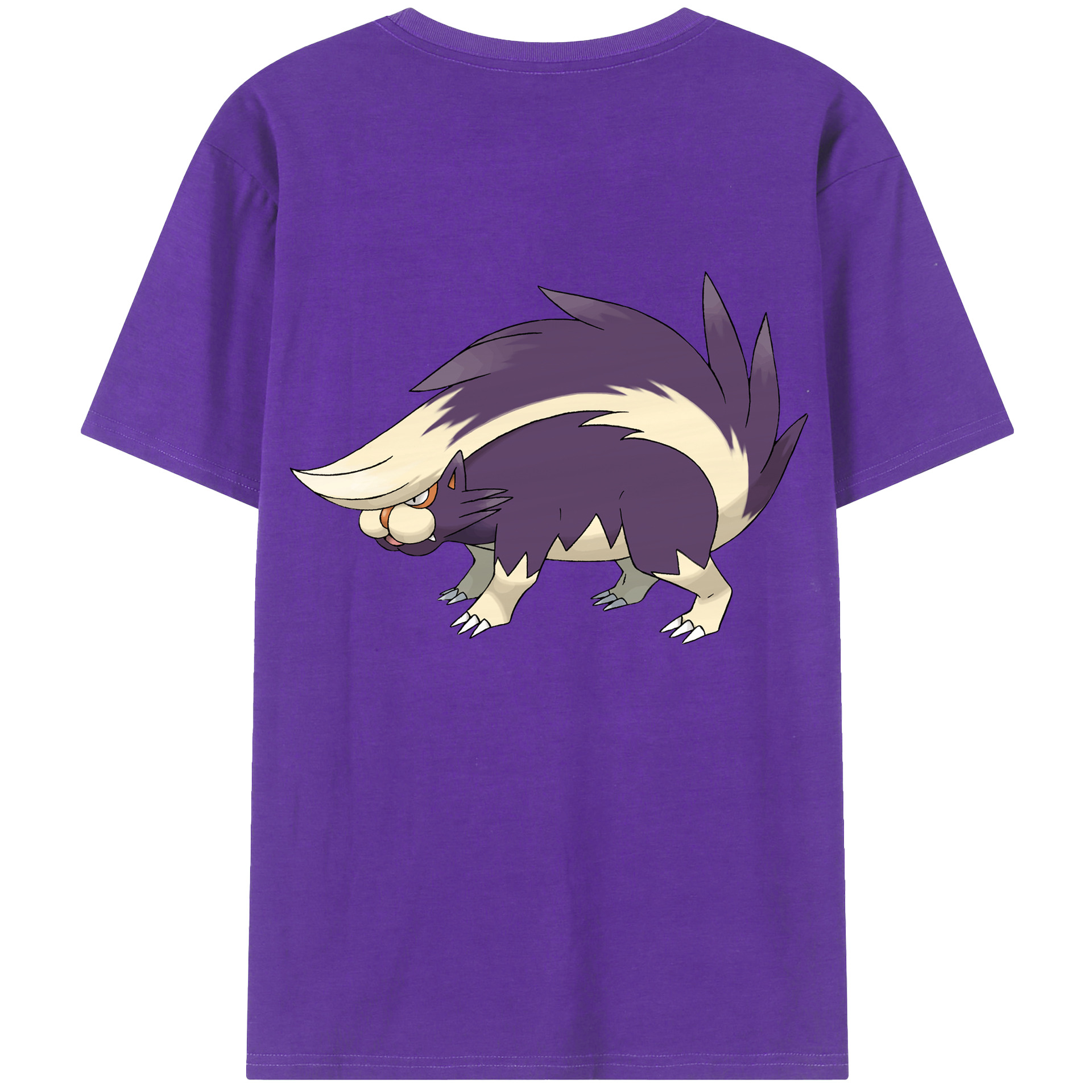 （画像用） ポケットモンスター Pokémon 綿100％ メンズ半袖Tシャツ（バックプリント） 通気性