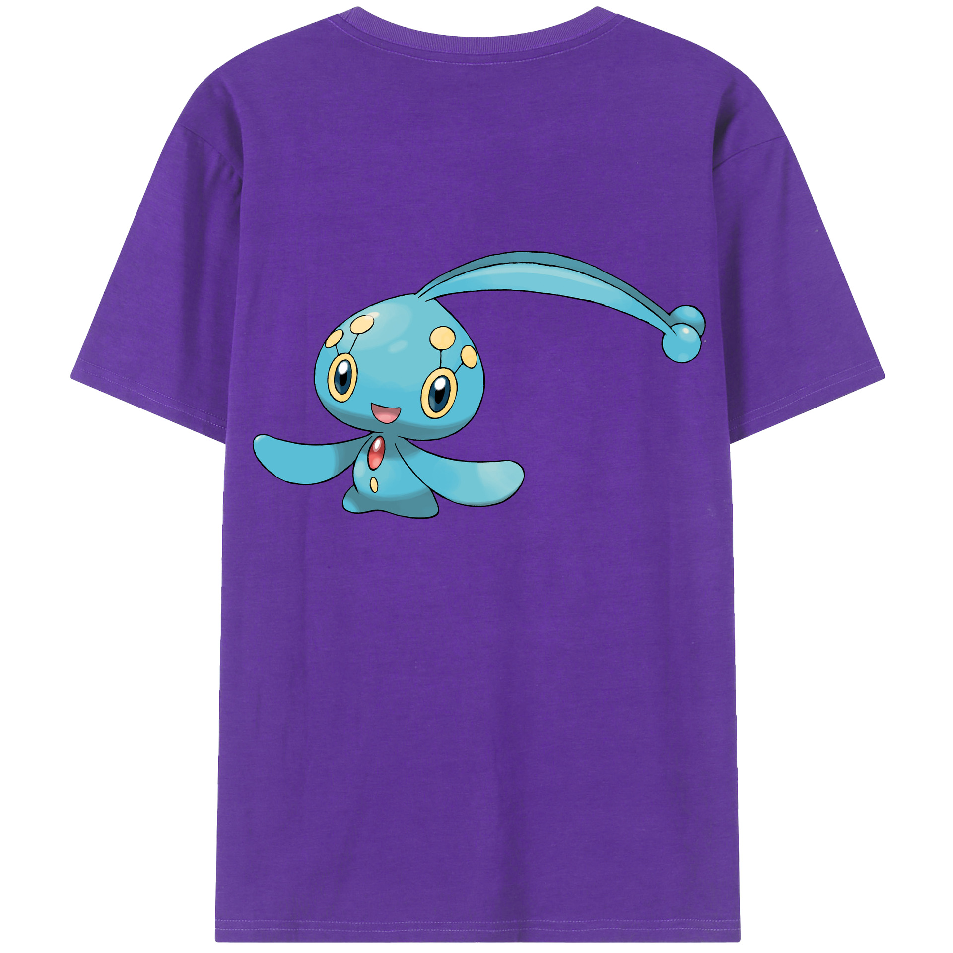 （画像用） ポケットモンスター Pokémon 綿100％ メンズ半袖Tシャツ（バックプリント） 通気性