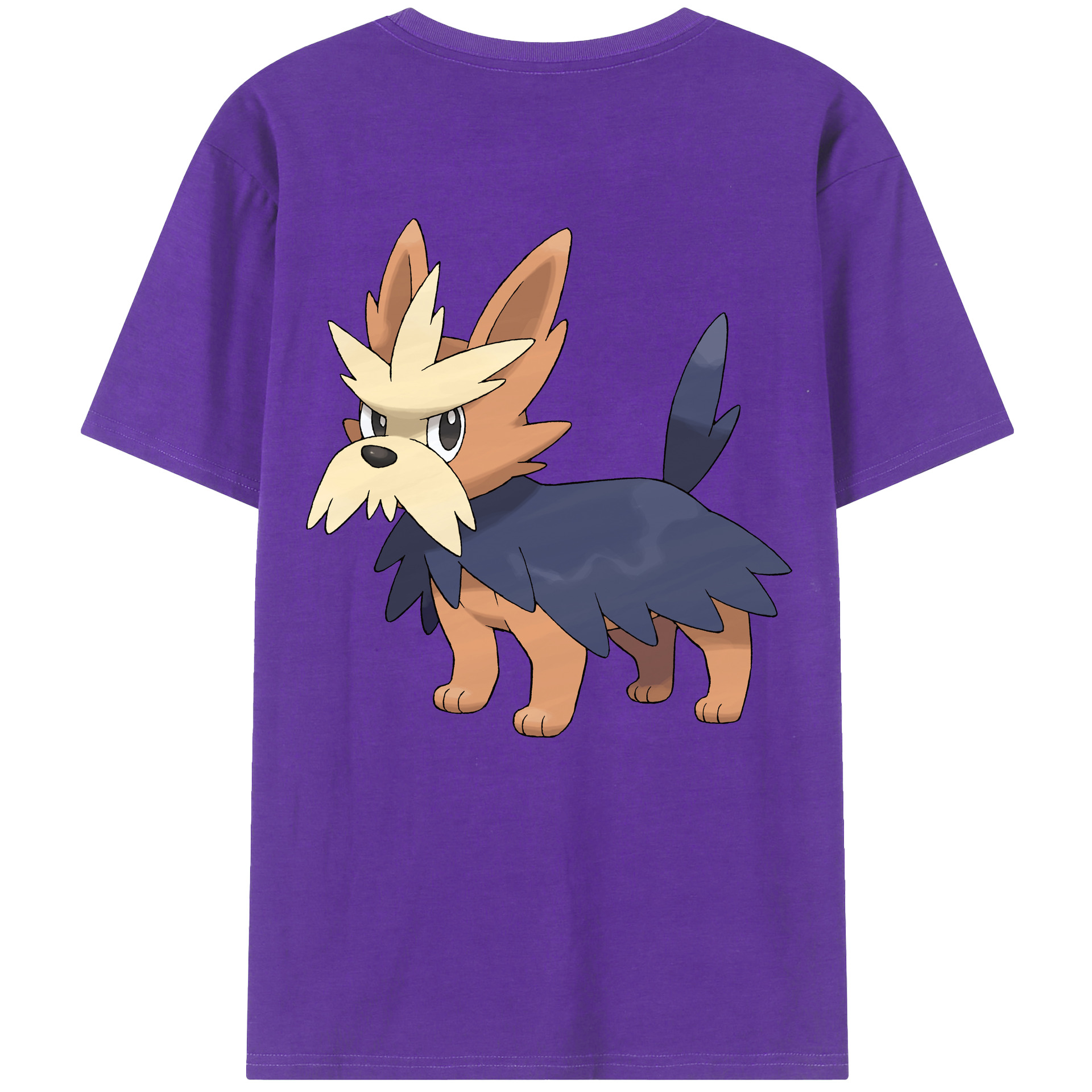（画像用） ポケットモンスター Pokémon 綿100％ メンズ半袖Tシャツ（バックプリント） 通気性