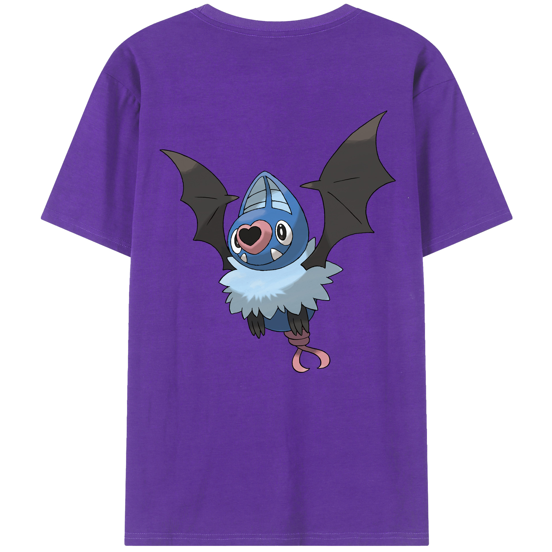 （画像用） ポケットモンスター Pokémon 綿100％ メンズ半袖Tシャツ（バックプリント） 通気性