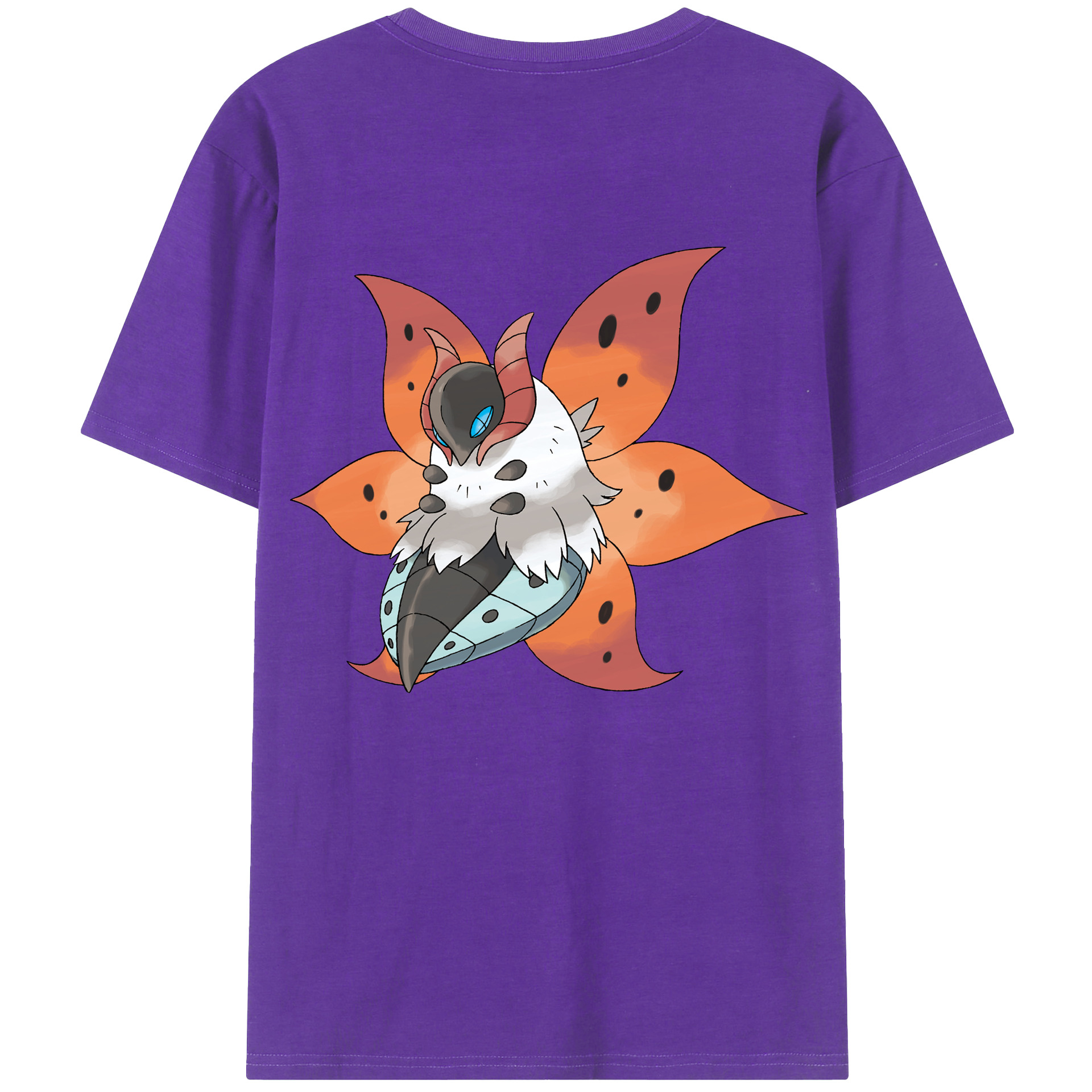（画像用） ポケットモンスター Pokémon 綿100％ メンズ半袖Tシャツ（バックプリント） 通気性