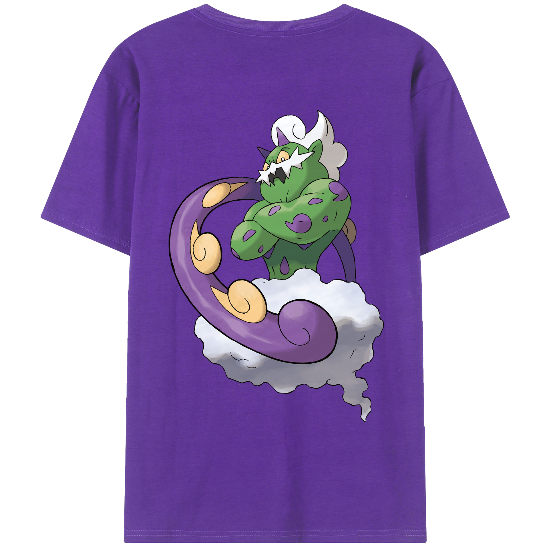 （画像用） ポケットモンスター Pokémon 綿100％ メンズ半袖Tシャツ（バックプリント） 通気性