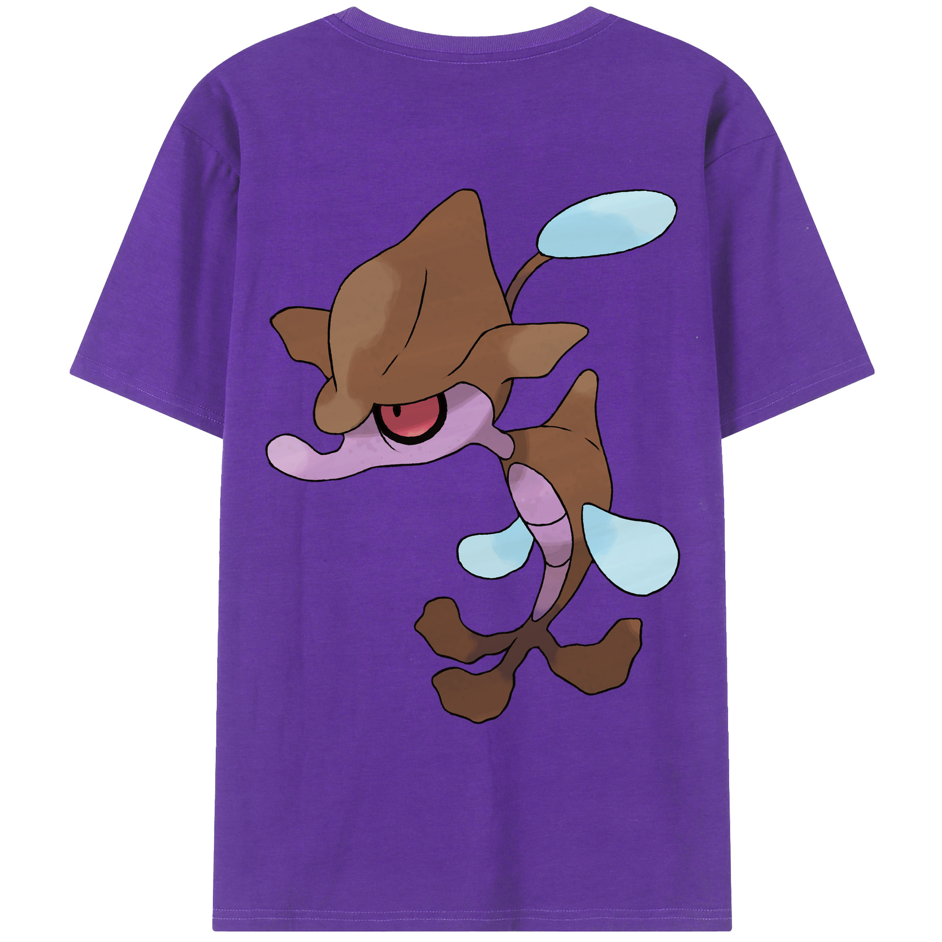 （画像用） ポケットモンスター Pokémon 綿100％ メンズ半袖Tシャツ（バックプリント） 通気性