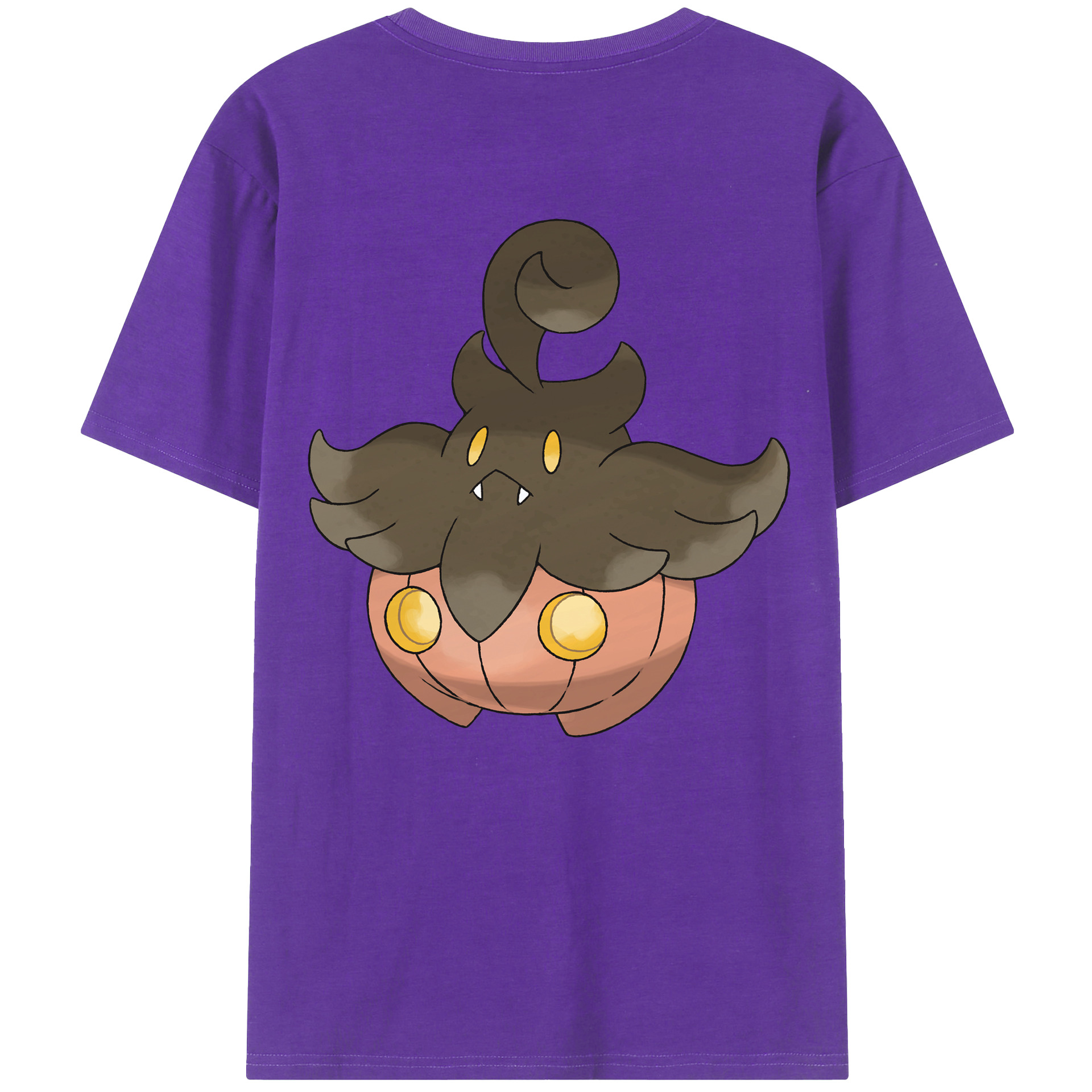 （画像用） ポケットモンスター Pokémon 綿100％ メンズ半袖Tシャツ（バックプリント） 通気性