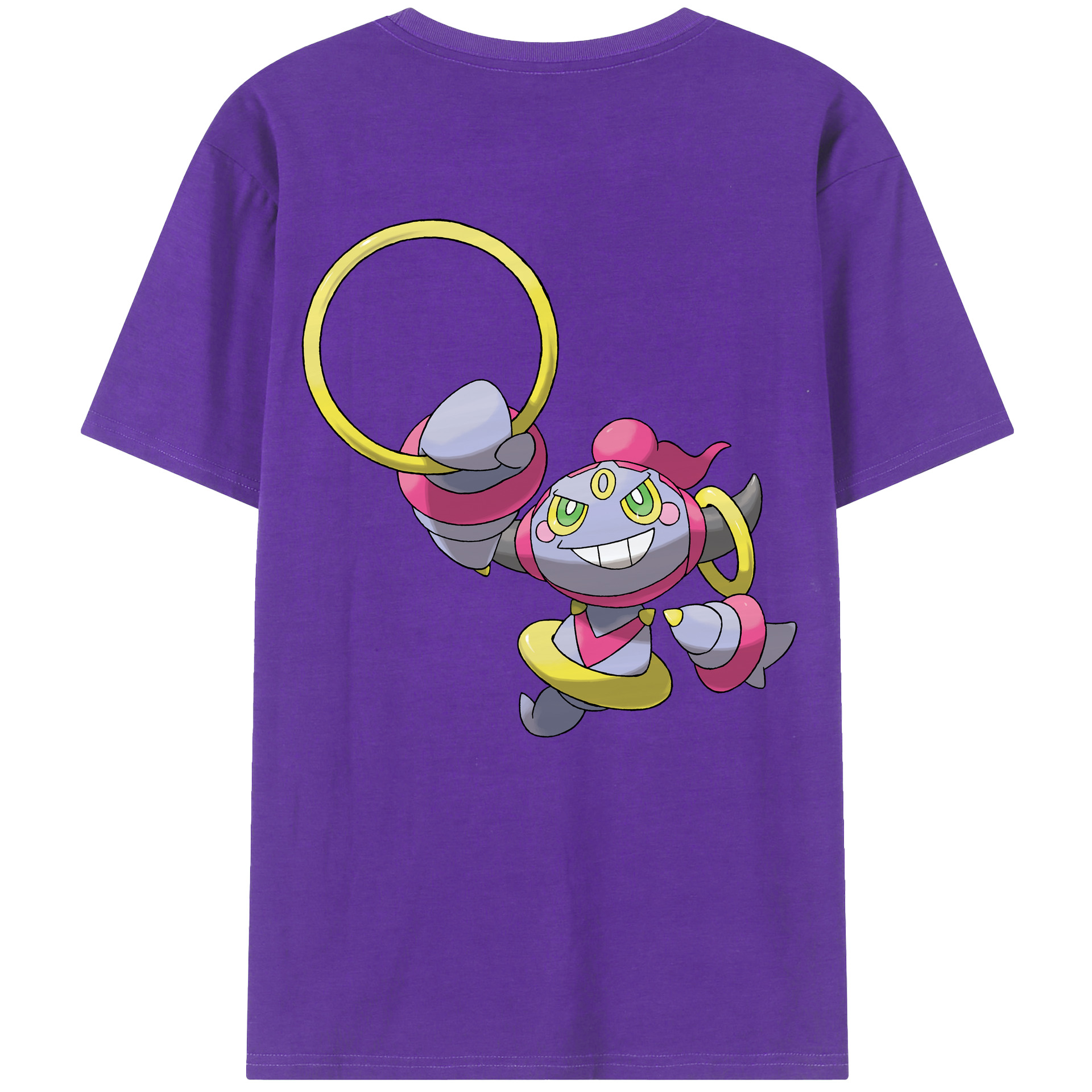 （画像用） ポケットモンスター Pokémon 綿100％ メンズ半袖Tシャツ（バックプリント） 通気性