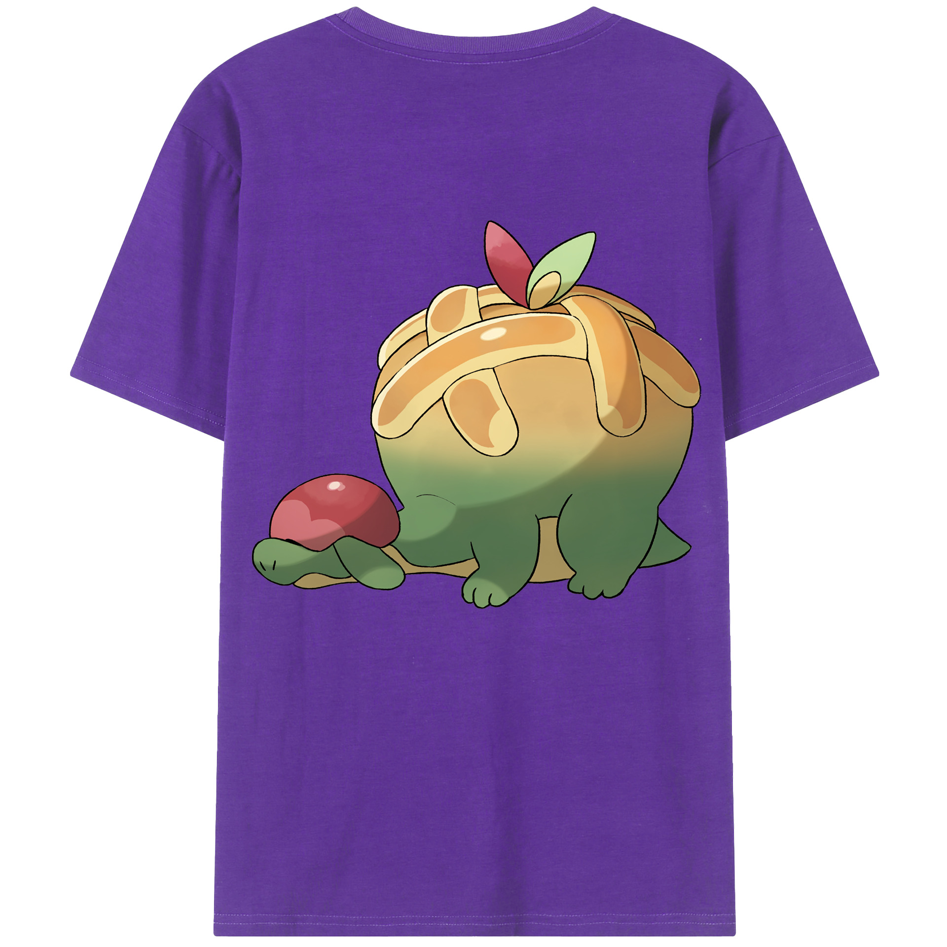 （画像用） ポケットモンスター Pokémon 綿100％ メンズ半袖Tシャツ（バックプリント） 通気性