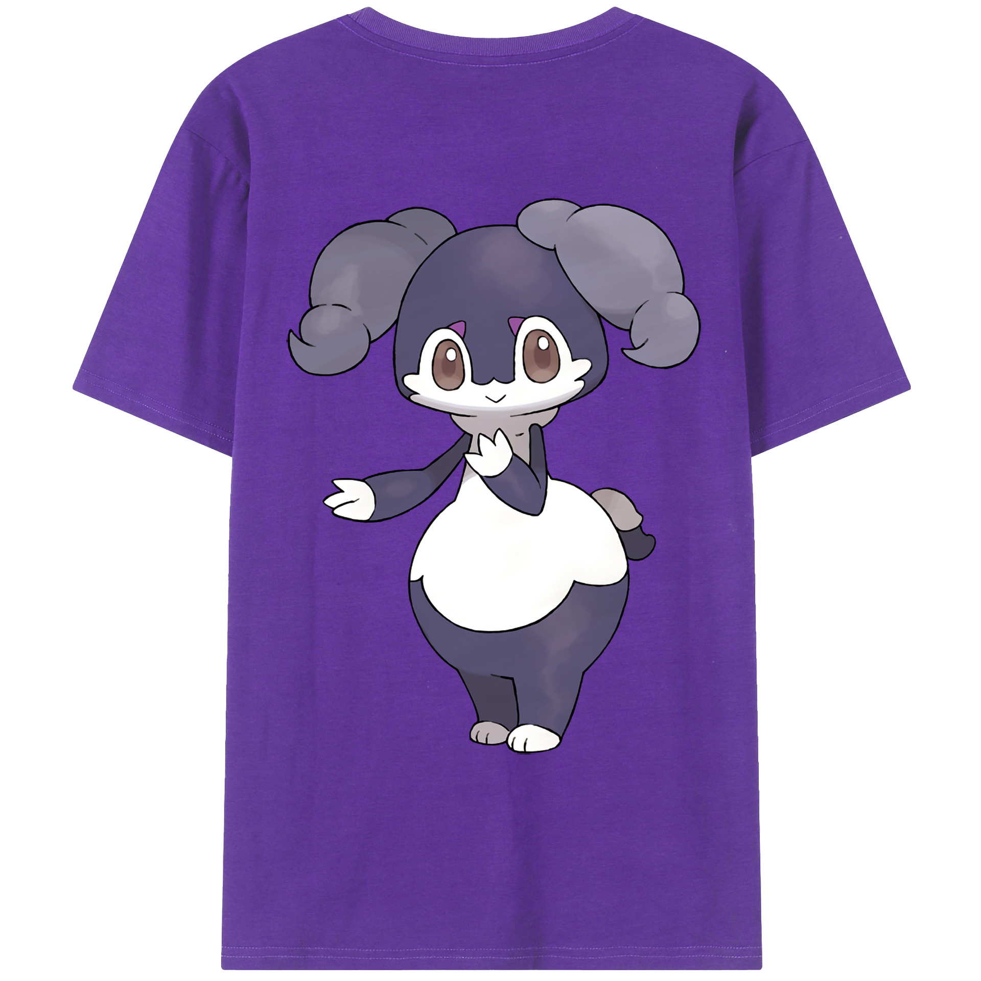 （画像用） ポケットモンスター Pokémon 綿100％ メンズ半袖Tシャツ（バックプリント） 通気性