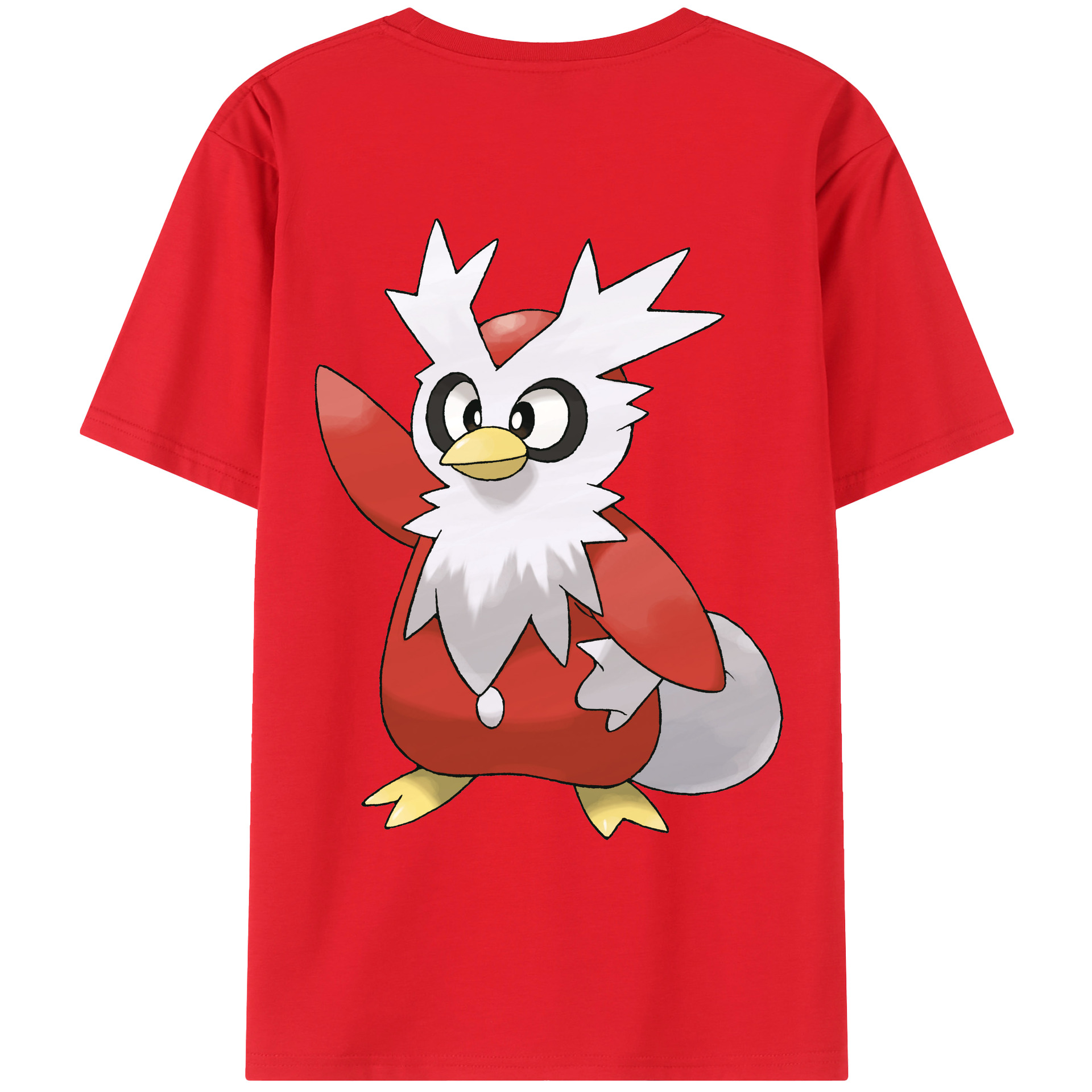 （画像用） ポケットモンスター Pokémon 綿100％ メンズ半袖Tシャツ（バックプリント） 通気性