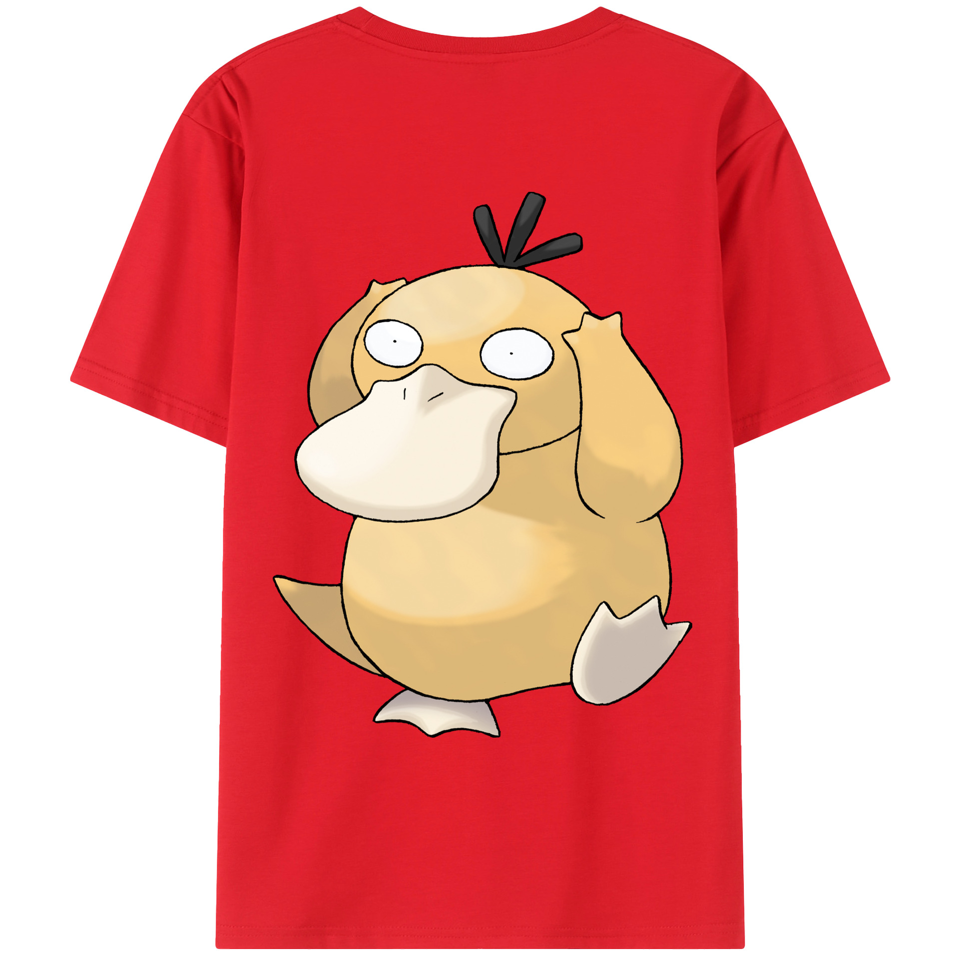 （画像用） ポケットモンスター Pokémon 綿100％ メンズ半袖Tシャツ（バックプリント） 通気性