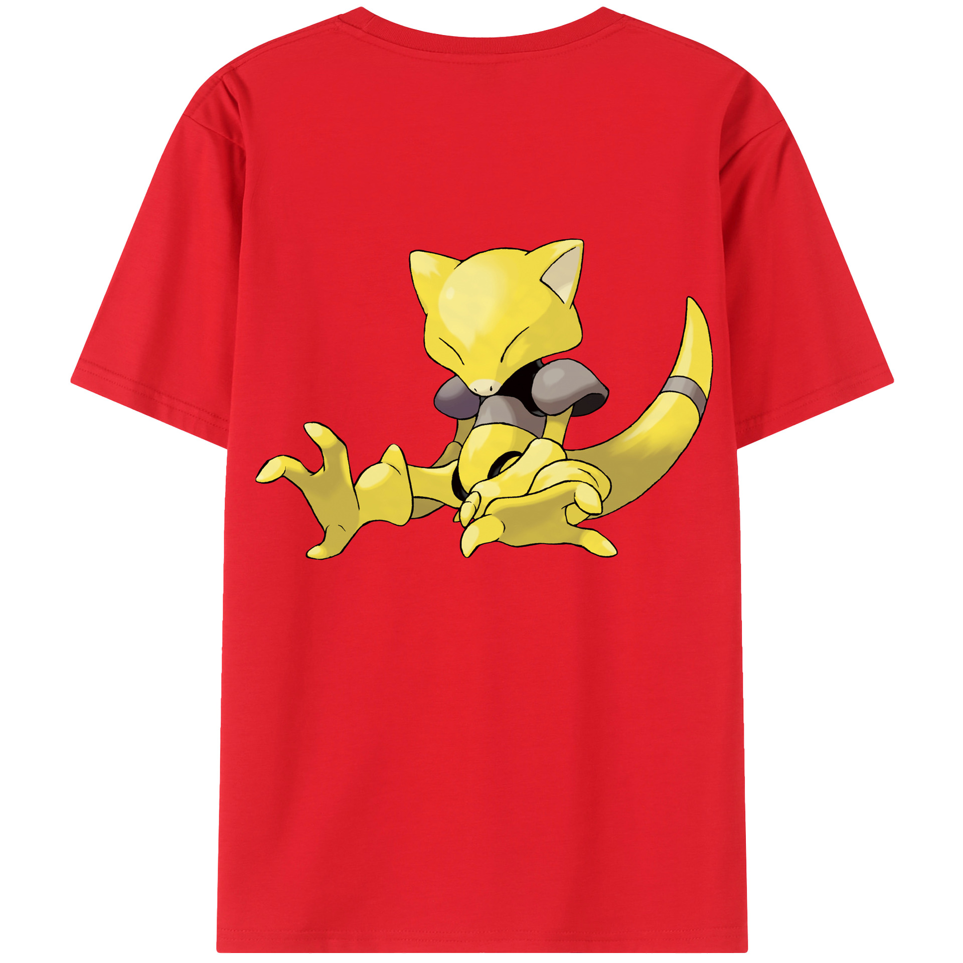 （画像用） ポケットモンスター Pokémon 綿100％ メンズ半袖Tシャツ（バックプリント） 通気性
