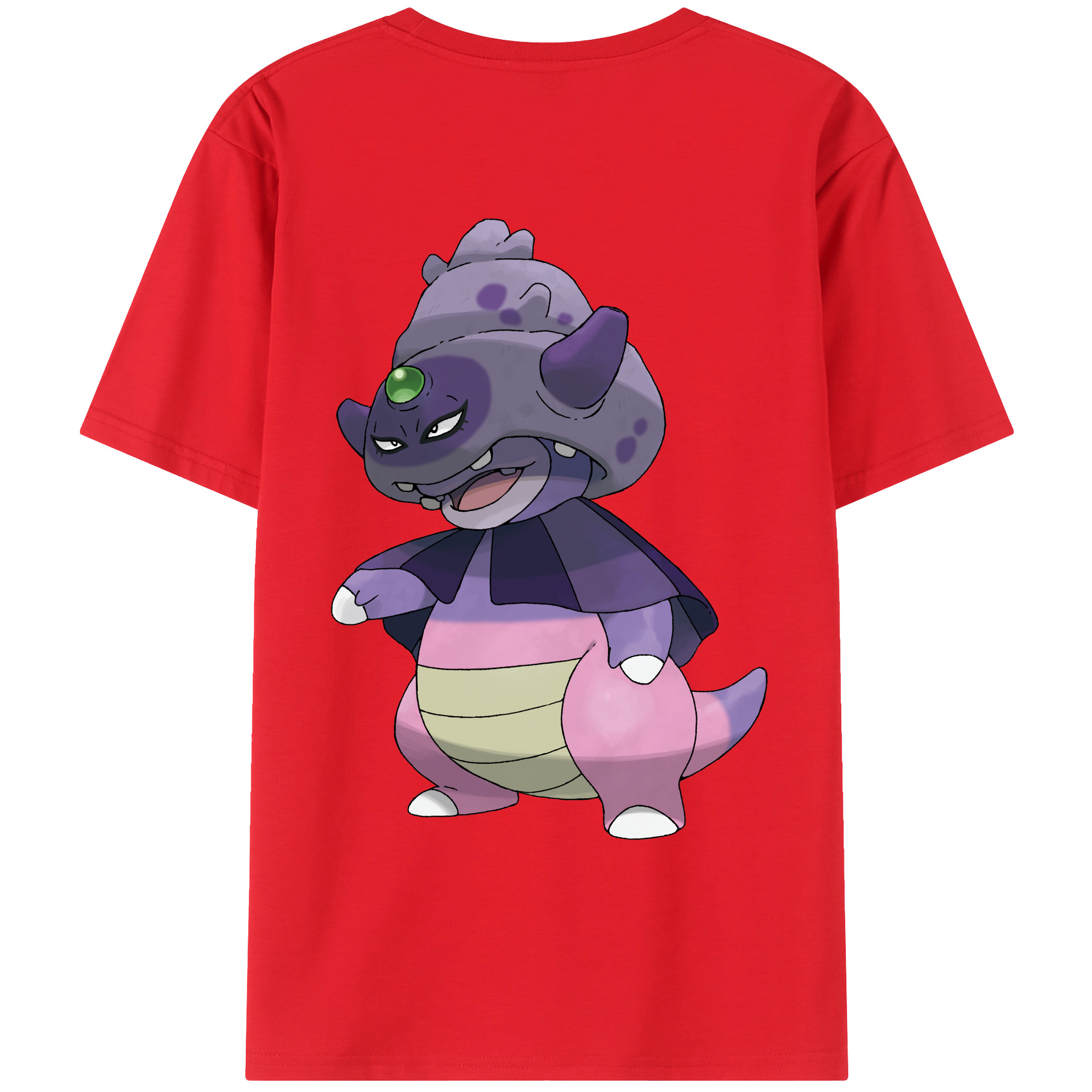 （画像用） ポケットモンスター Pokémon 綿100％ メンズ半袖Tシャツ（バックプリント） 通気性