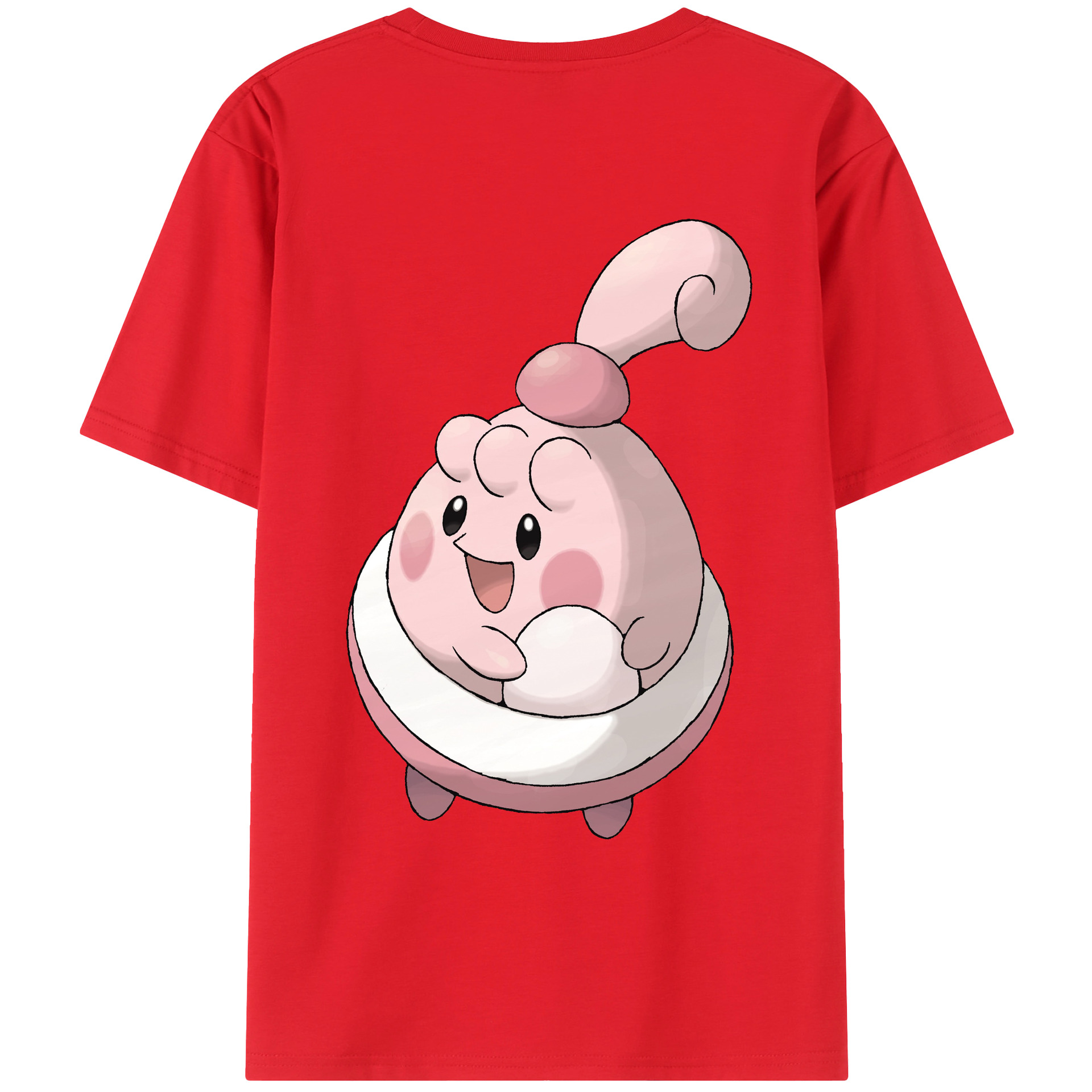 （画像用） ポケットモンスター Pokémon 綿100％ メンズ半袖Tシャツ（バックプリント） 通気性