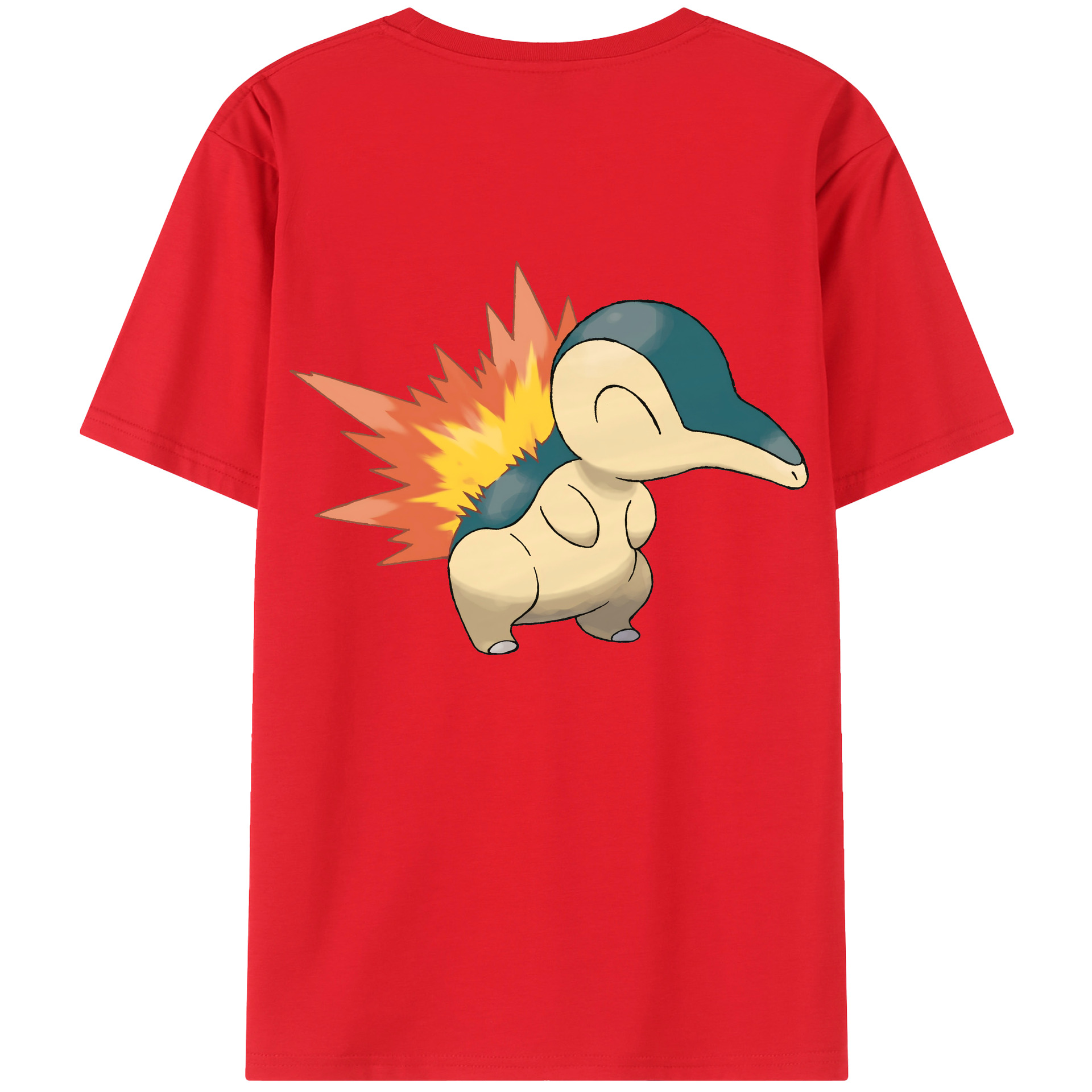 （画像用） ポケットモンスター Pokémon 綿100％ メンズ半袖Tシャツ（バックプリント） 通気性