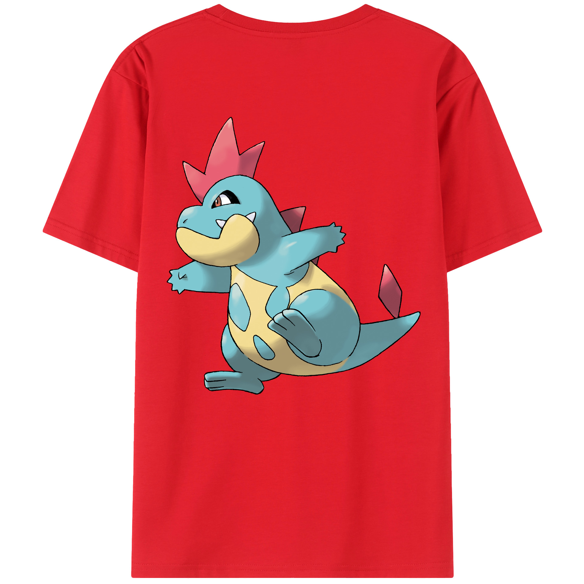 （画像用） ポケットモンスター Pokémon 綿100％ メンズ半袖Tシャツ（バックプリント） 通気性