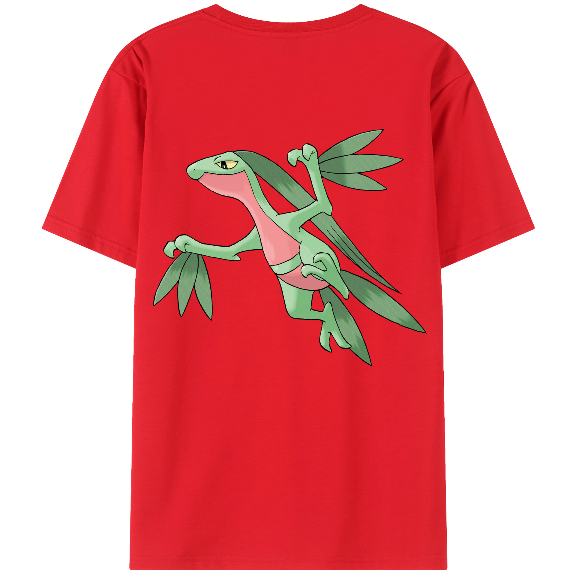 （画像用） ポケットモンスター Pokémon 綿100％ メンズ半袖Tシャツ（バックプリント） 通気性