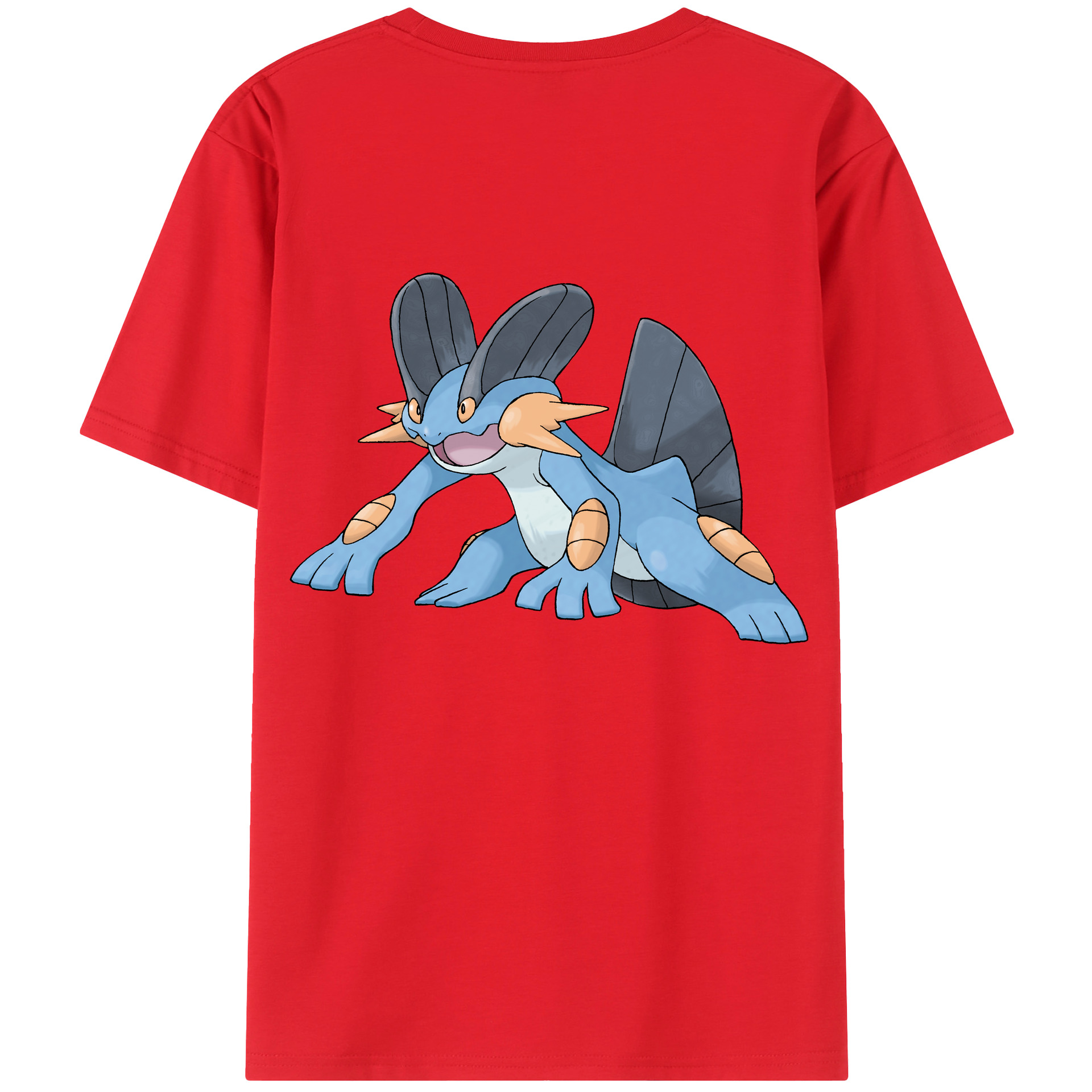 （画像用） ポケットモンスター Pokémon 綿100％ メンズ半袖Tシャツ（バックプリント） 通気性