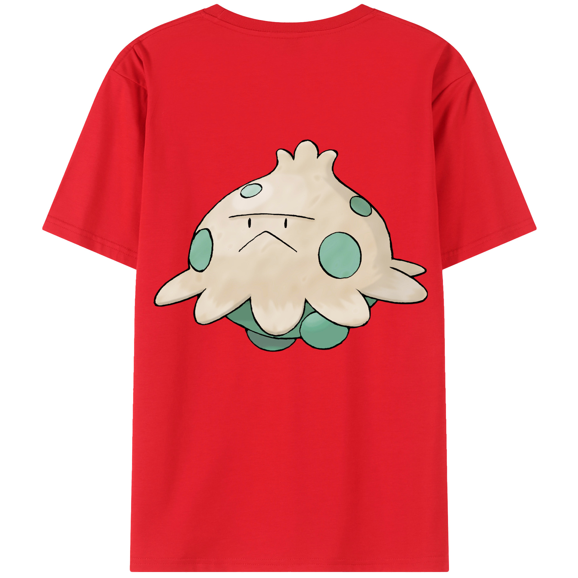 （画像用） ポケットモンスター Pokémon 綿100％ メンズ半袖Tシャツ（バックプリント） 通気性