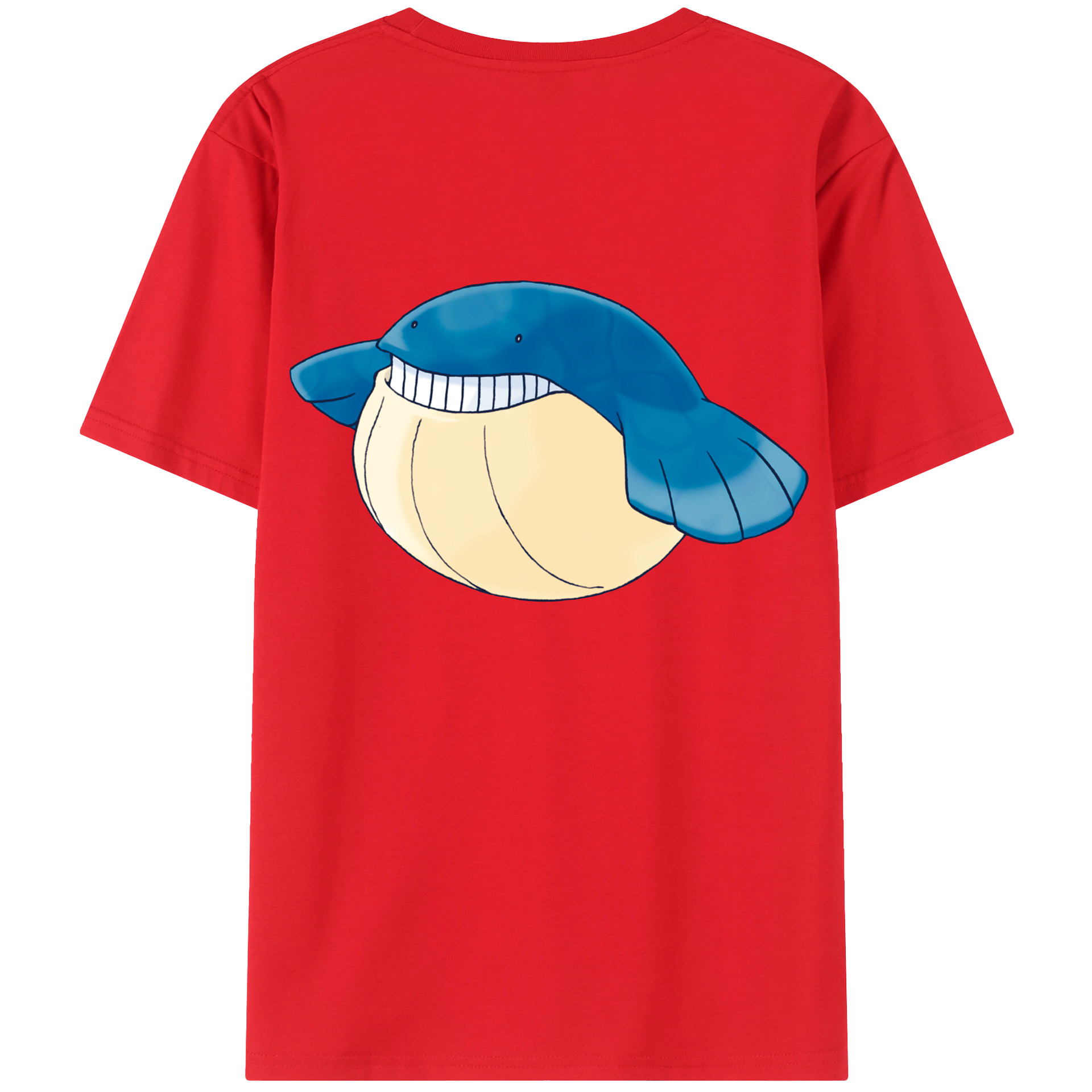 （画像用） ポケットモンスター Pokémon 綿100％ メンズ半袖Tシャツ（バックプリント） 通気性