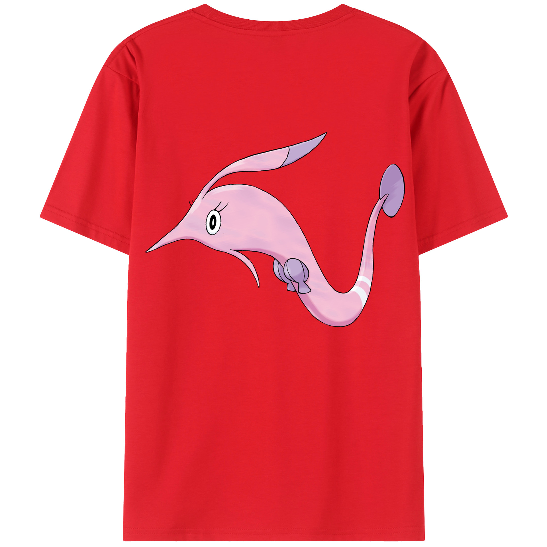 （画像用） ポケットモンスター Pokémon 綿100％ メンズ半袖Tシャツ（バックプリント） 通気性