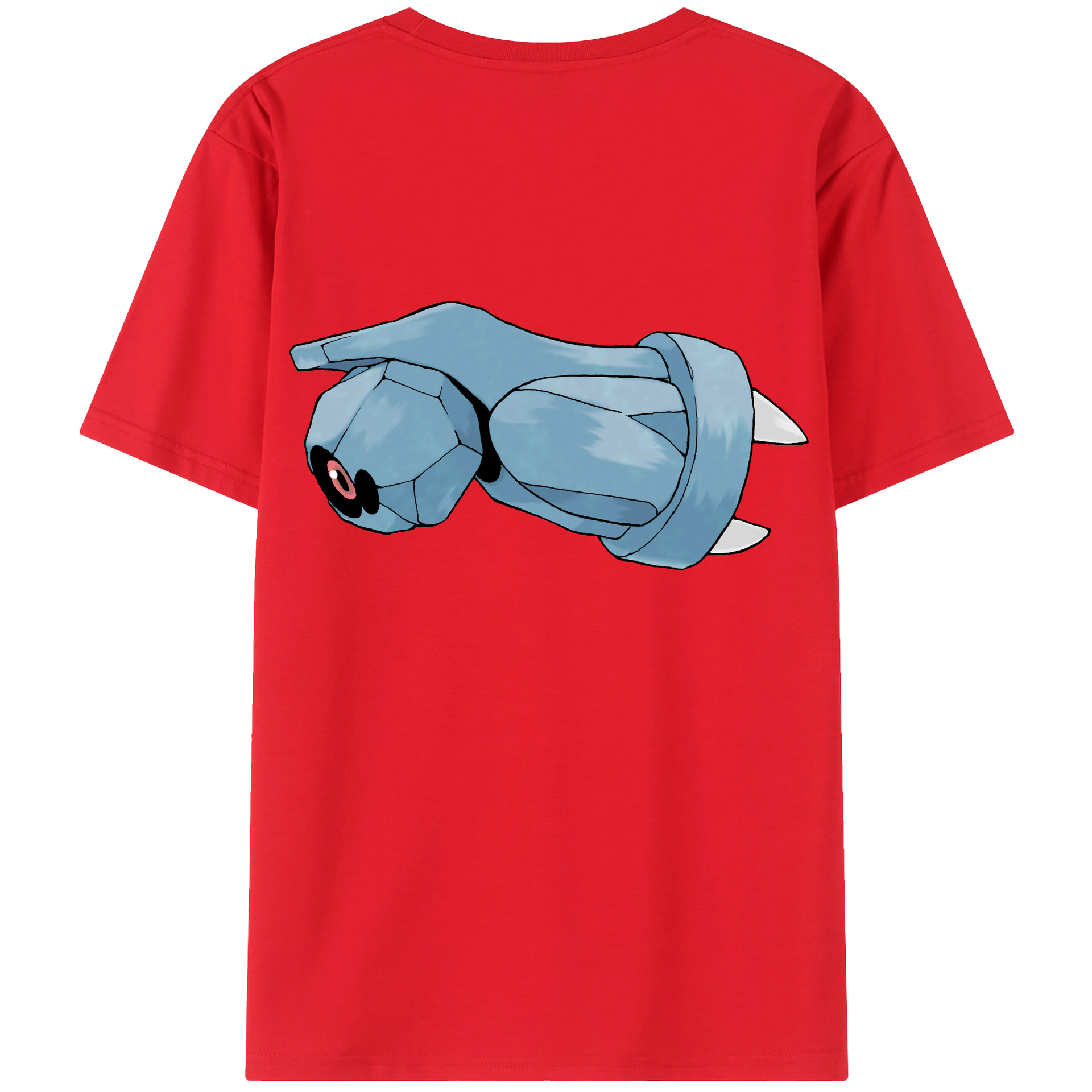 （画像用） ポケットモンスター Pokémon 綿100％ メンズ半袖Tシャツ（バックプリント） 通気性