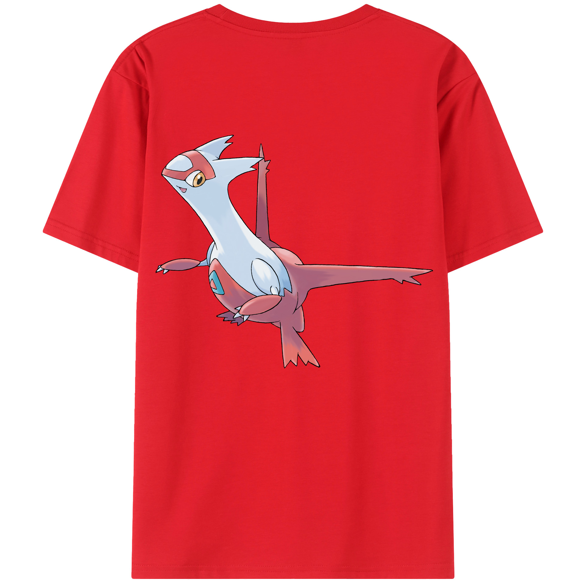 （画像用） ポケットモンスター Pokémon 綿100％ メンズ半袖Tシャツ（バックプリント） 通気性