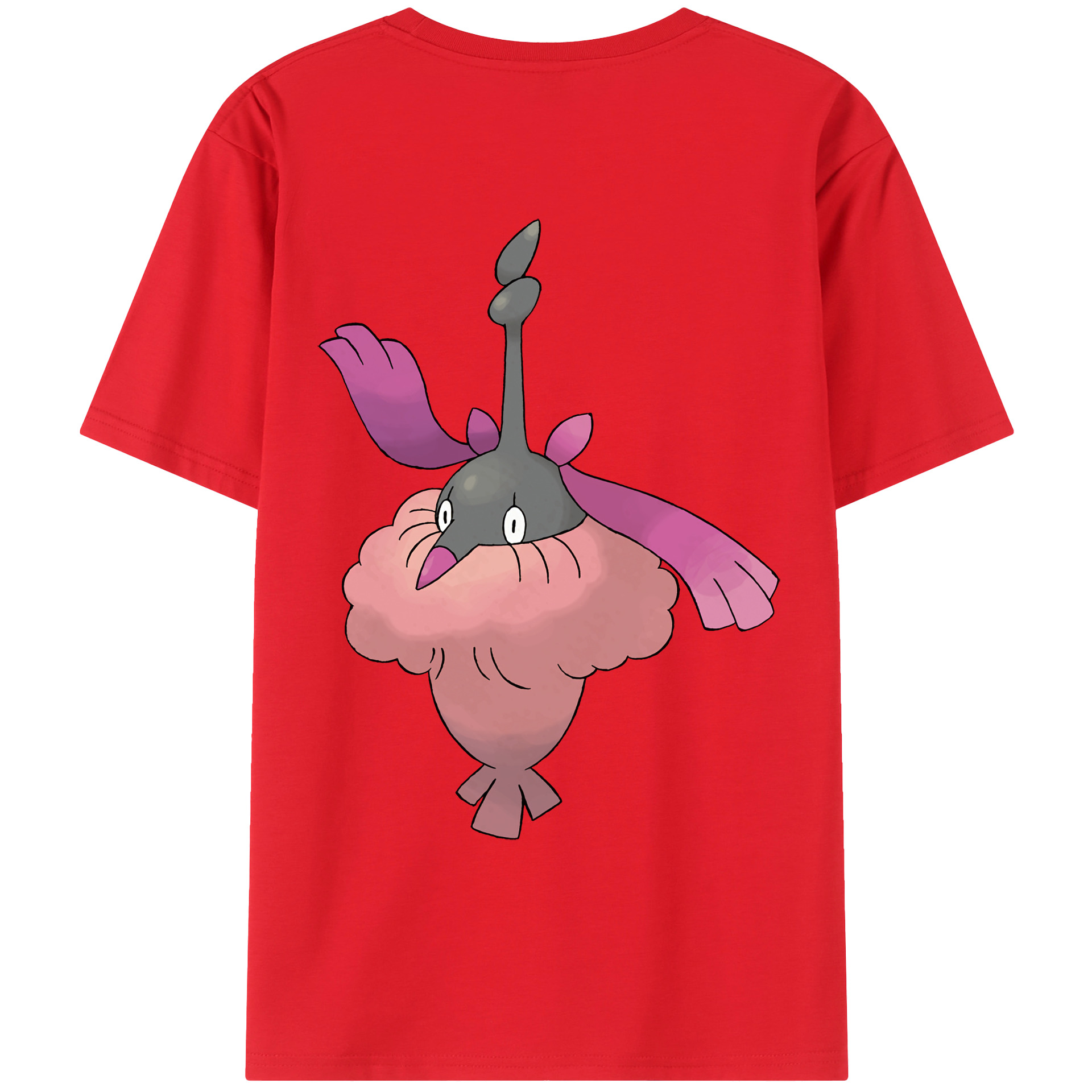（画像用） ポケットモンスター Pokémon 綿100％ メンズ半袖Tシャツ（バックプリント） 通気性