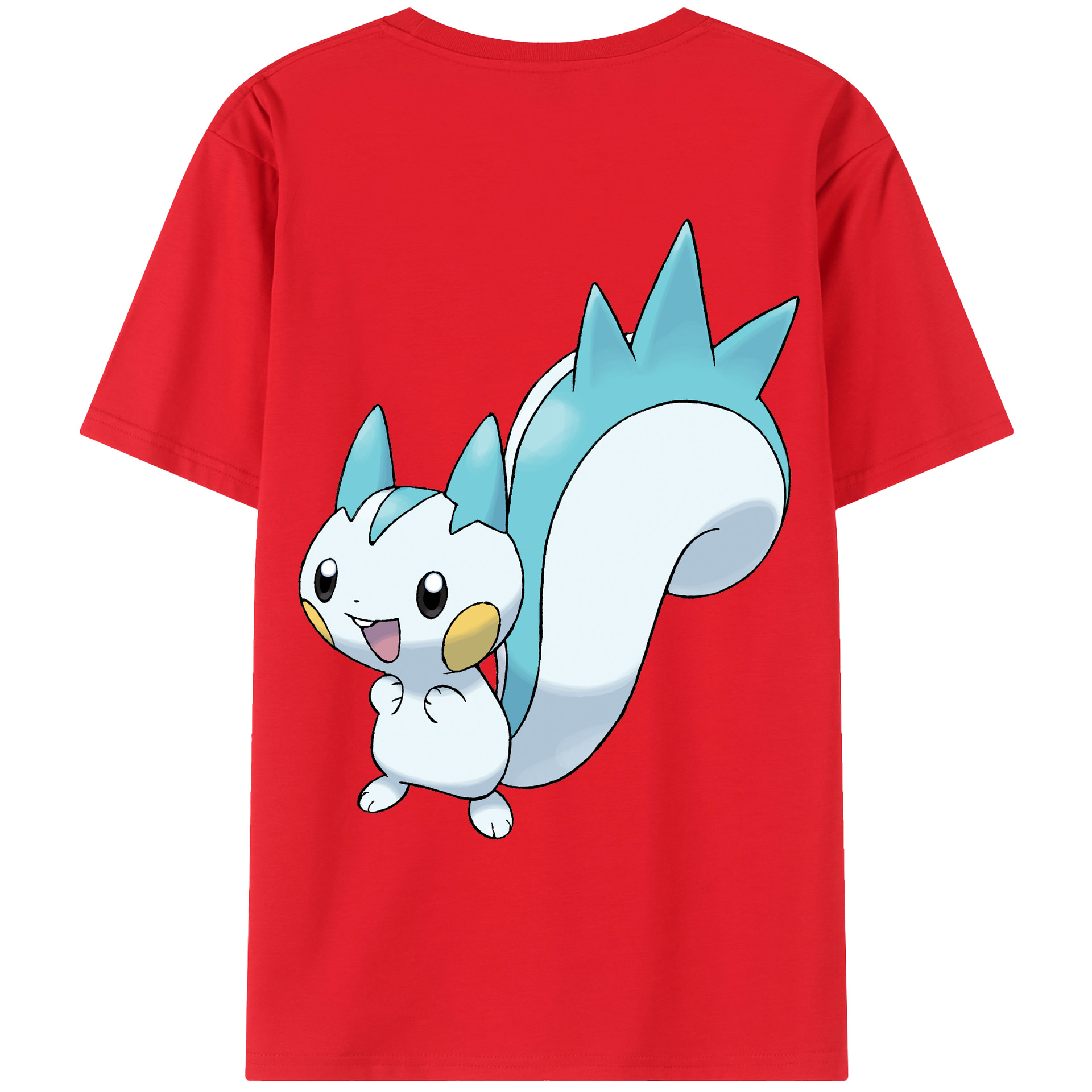 （画像用） ポケットモンスター Pokémon 綿100％ メンズ半袖Tシャツ（バックプリント） 通気性